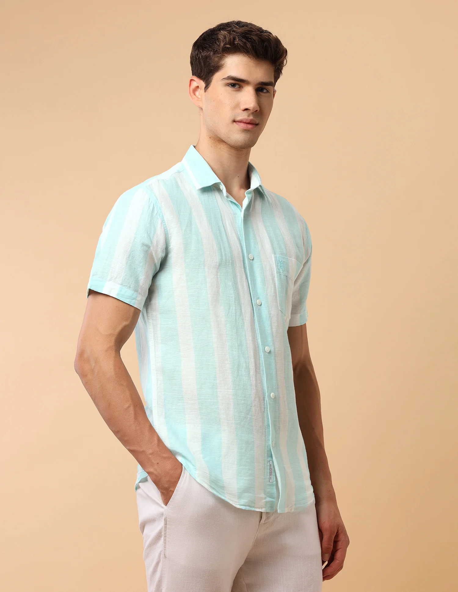 Pacho X Vertical Striped Regular Fit Shirt - Image 4
