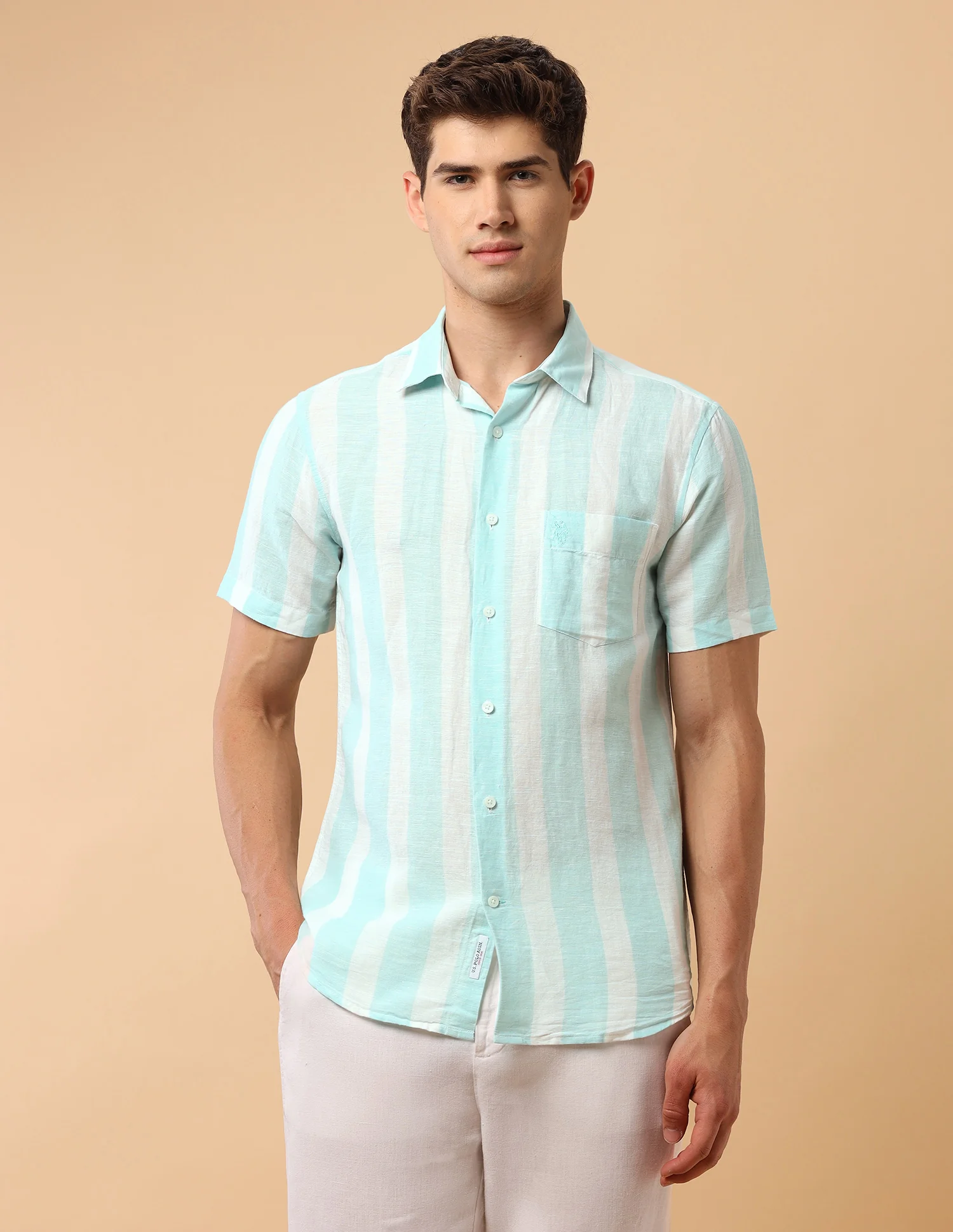 Pacho X Vertical Striped Regular Fit Shirt - Image 6