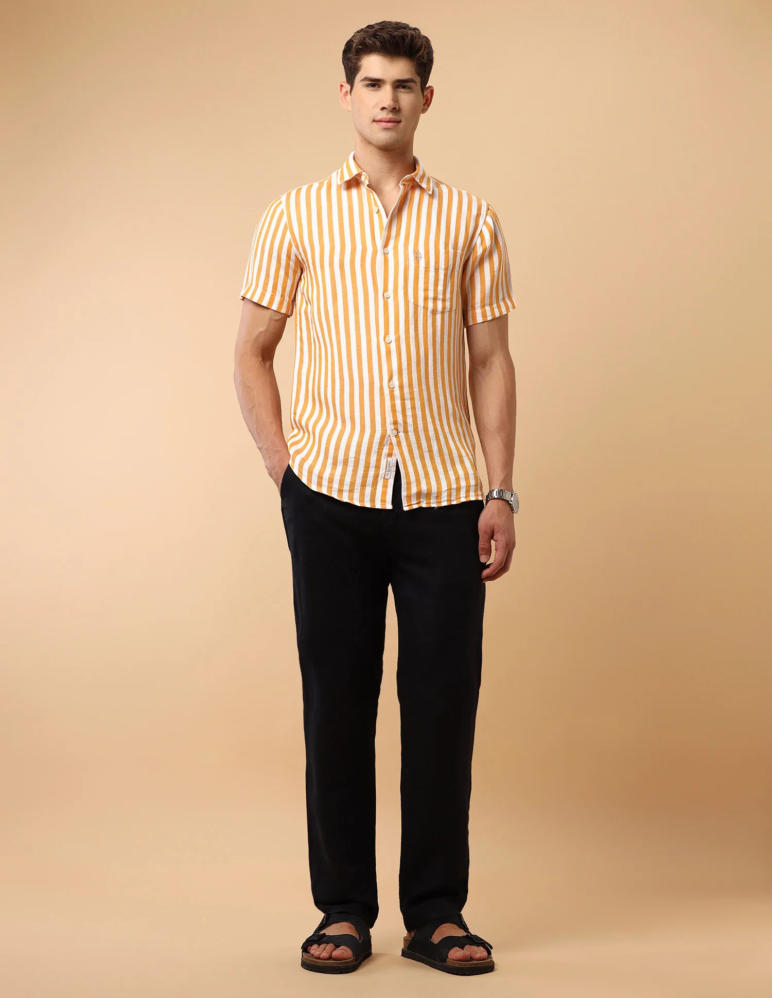 Pacho X Vertical Striped Regular Fit Shirt - Image 3