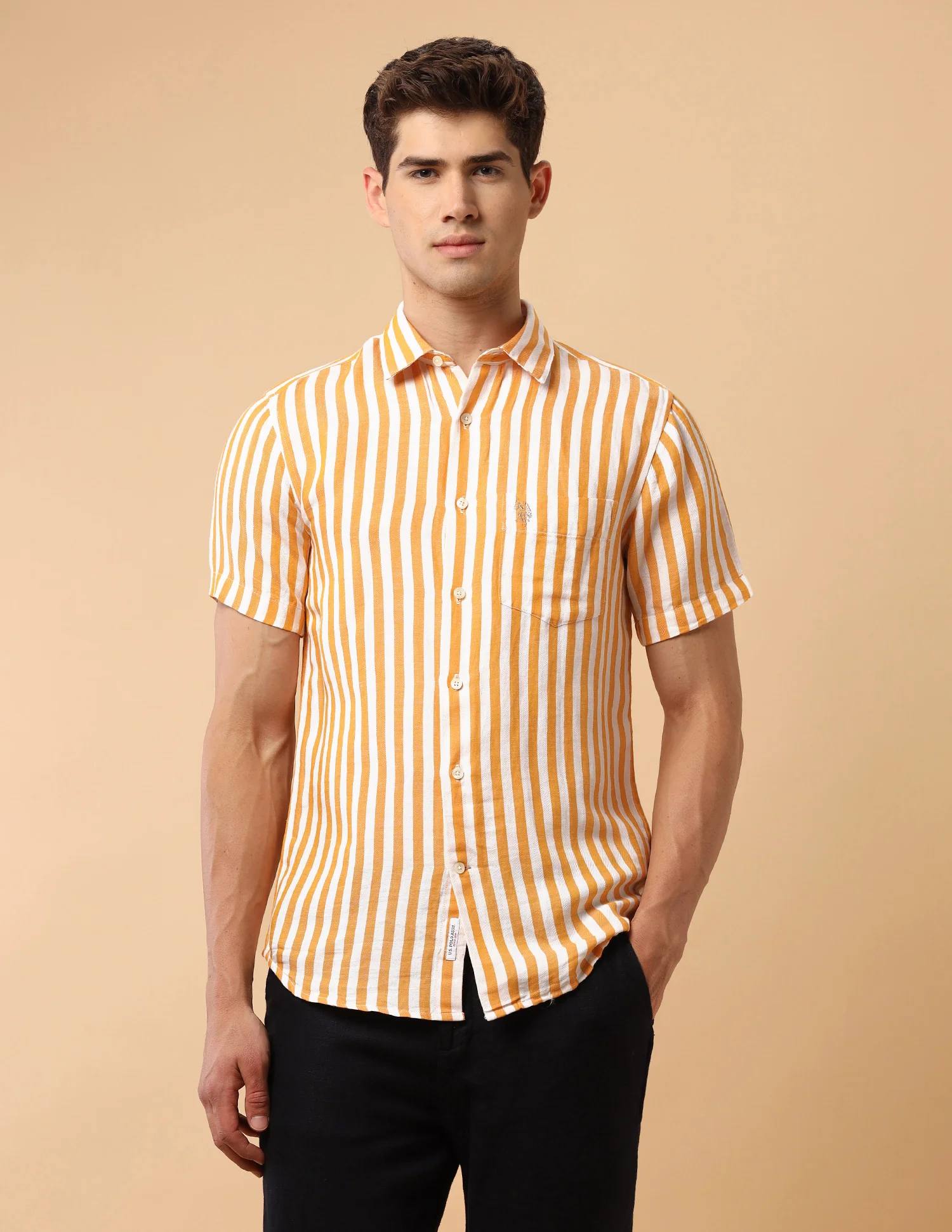 Pacho X Vertical Striped Regular Fit Shirt - Image 6