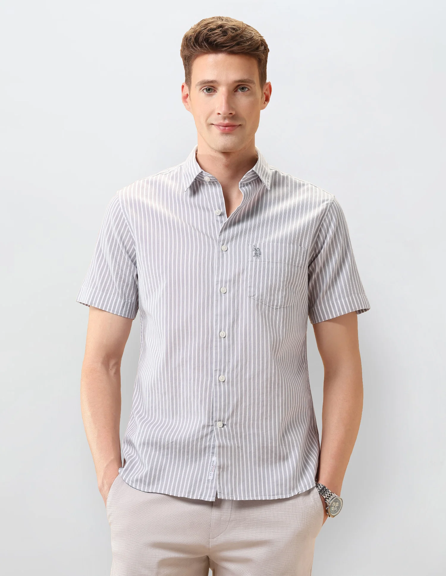 Pacho X Vertical Striped Regular Fit Shirt
