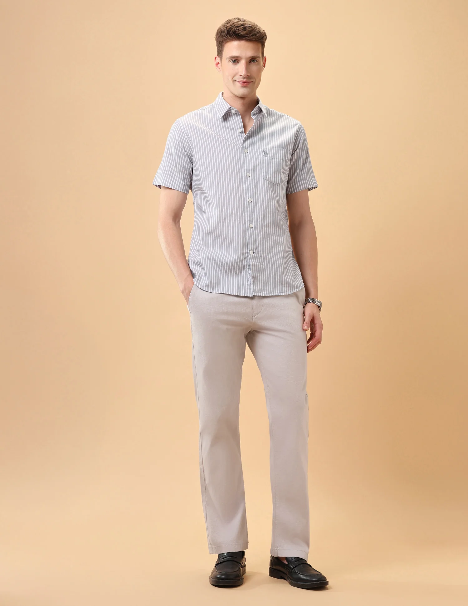 Pacho X Vertical Striped Regular Fit Shirt - Image 3