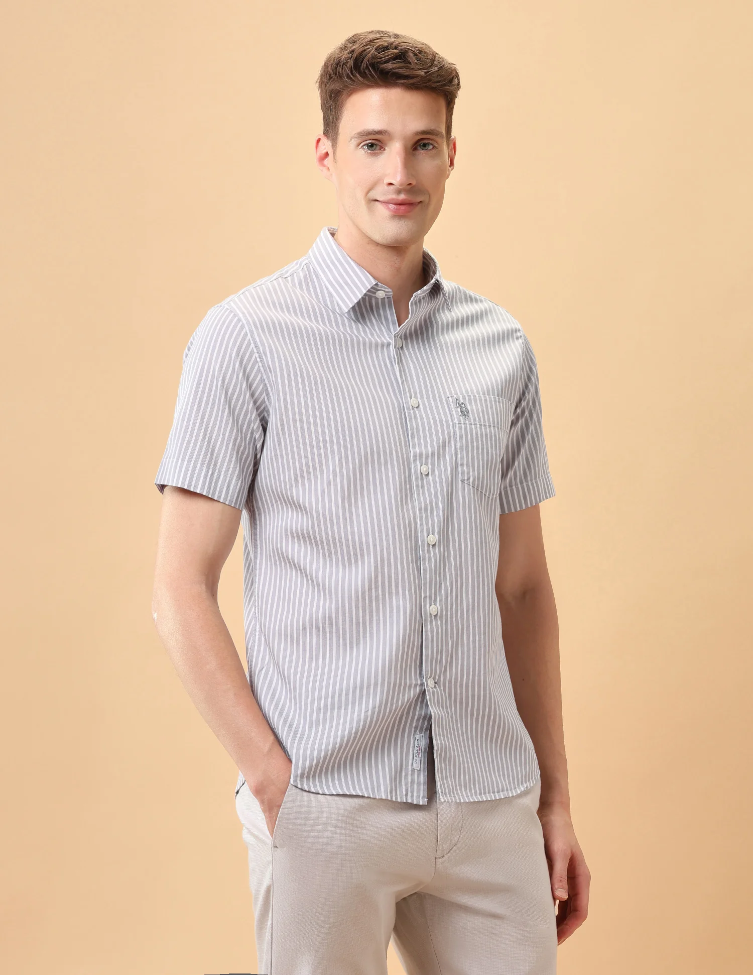 Pacho X Vertical Striped Regular Fit Shirt - Image 4