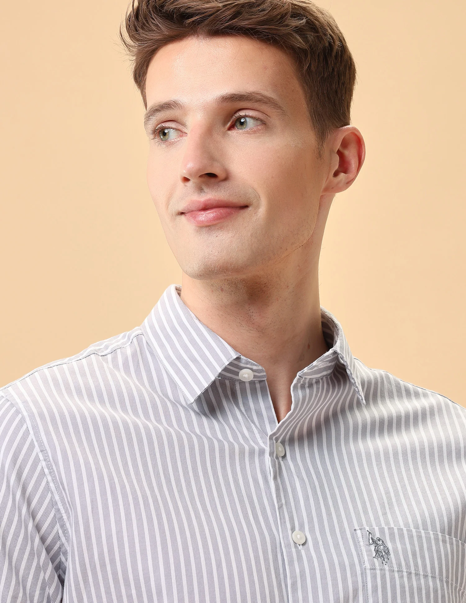 Pacho X Vertical Striped Regular Fit Shirt - Image 7