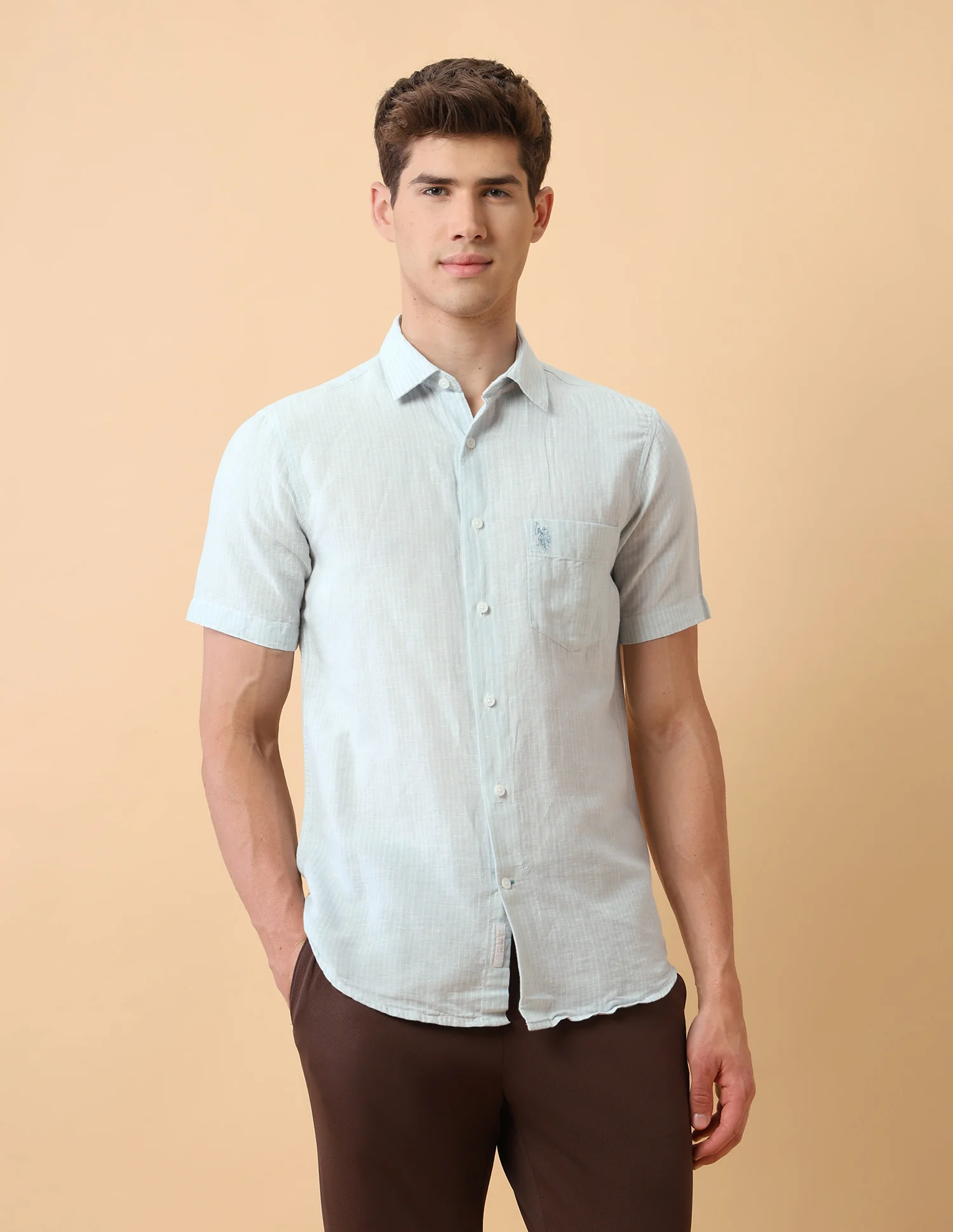 Pacho X Vertical Striped Regular Fit Shirt - Image 6