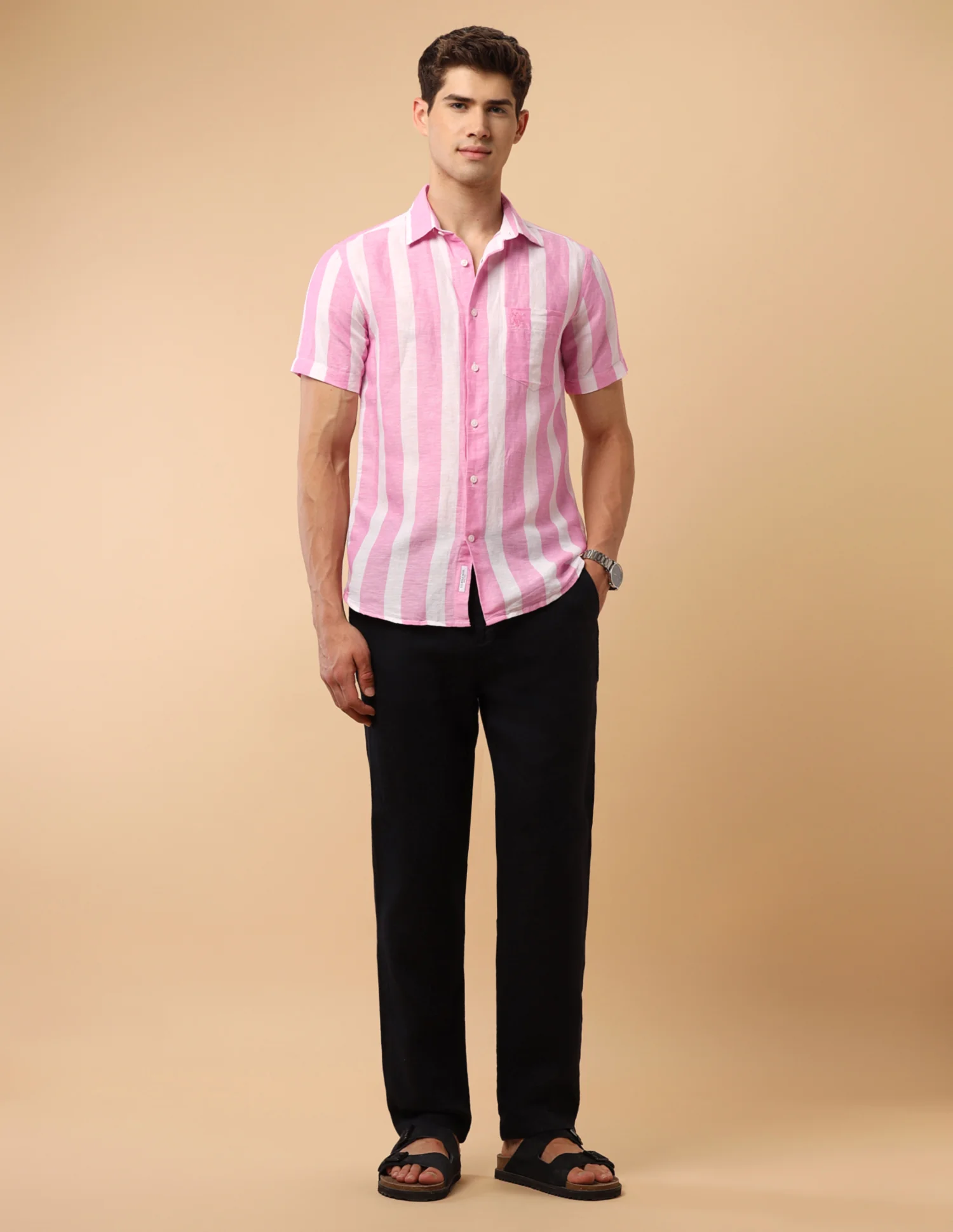 Pacho X Vertical Striped Regular Fit Shirt - Image 3