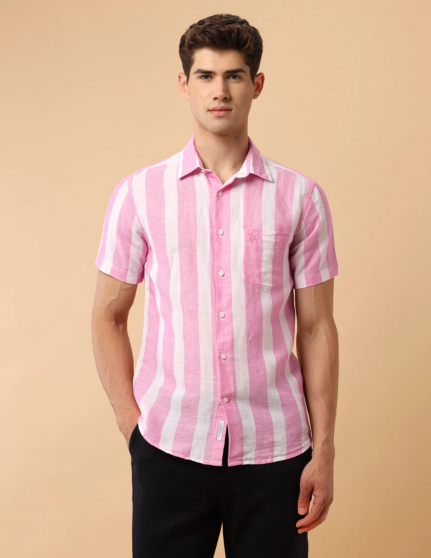 Pacho X Vertical Striped Regular Fit Shirt - Image 6