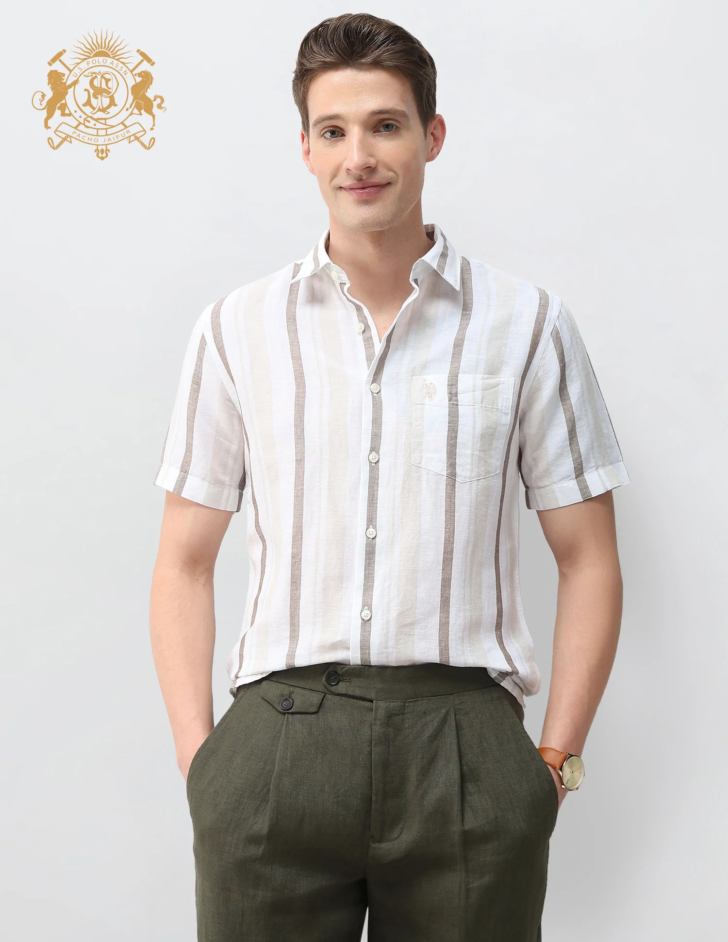 Pacho X Vertical Striped Regular Fit Shirt