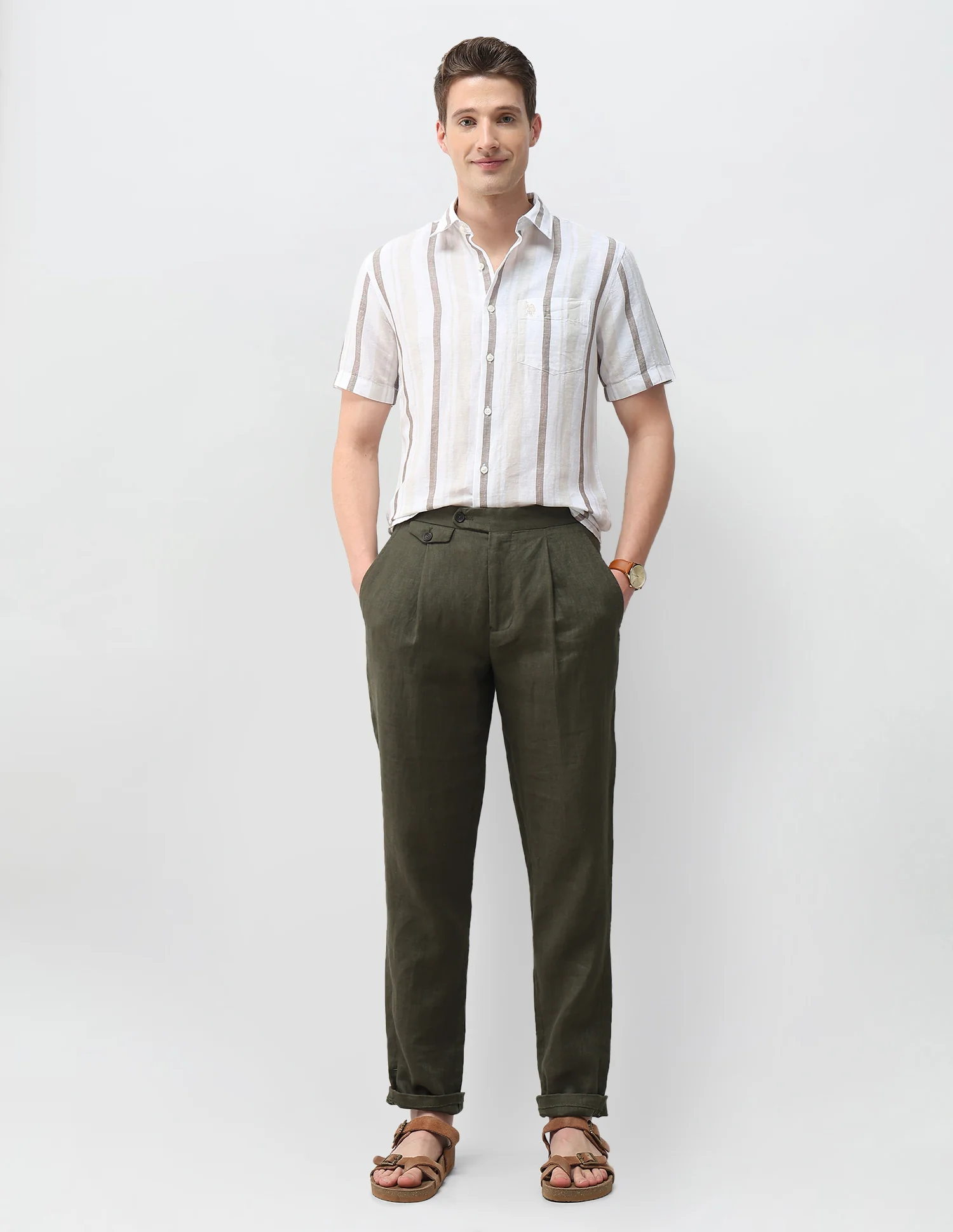 Pacho X Vertical Striped Regular Fit Shirt - Image 3