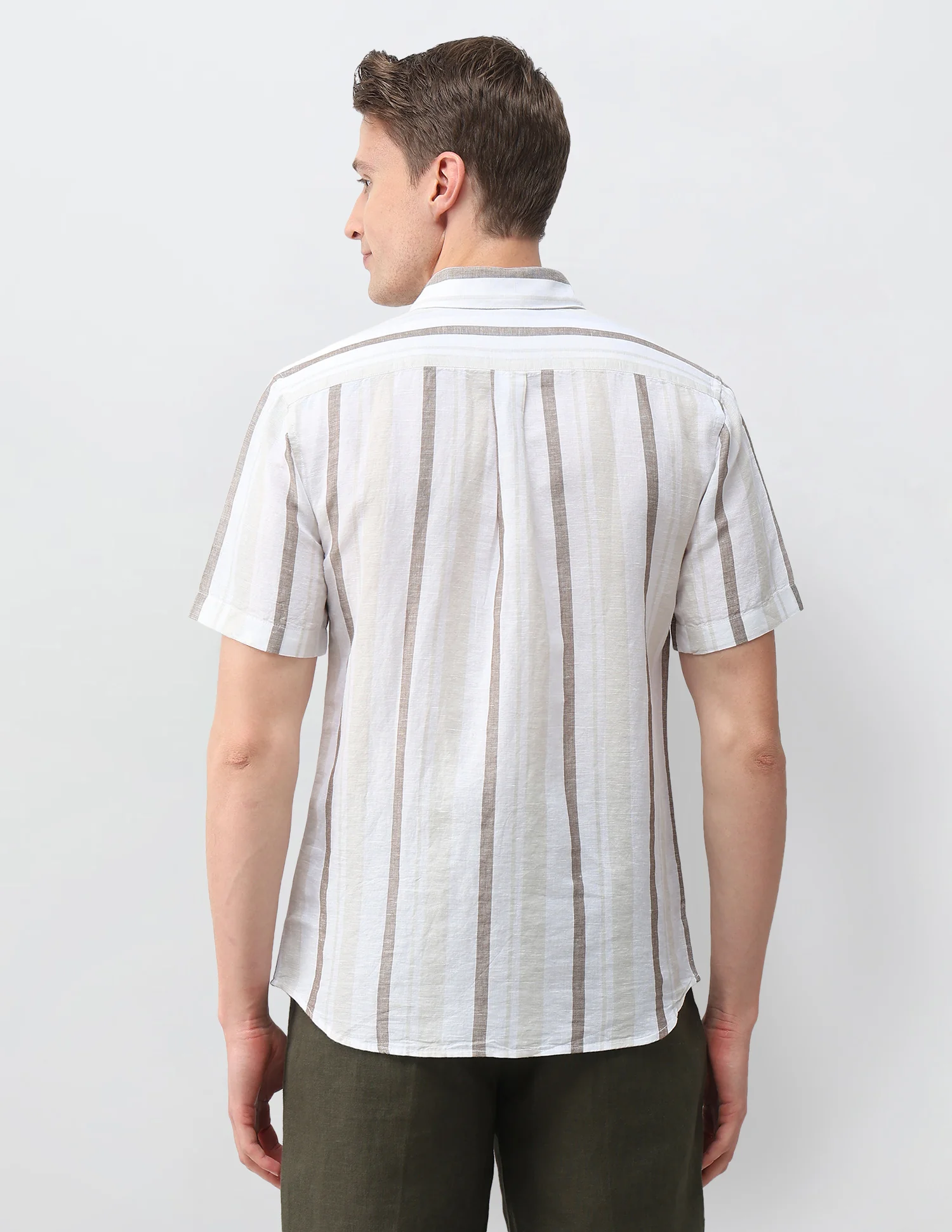 Pacho X Vertical Striped Regular Fit Shirt - Image 5