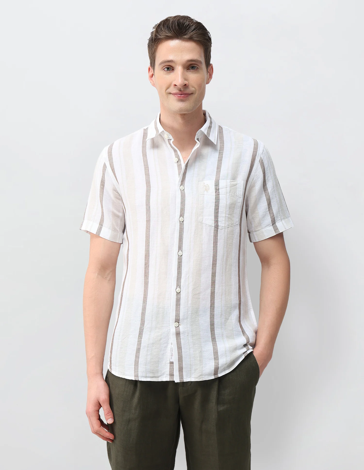 Pacho X Vertical Striped Regular Fit Shirt - Image 6