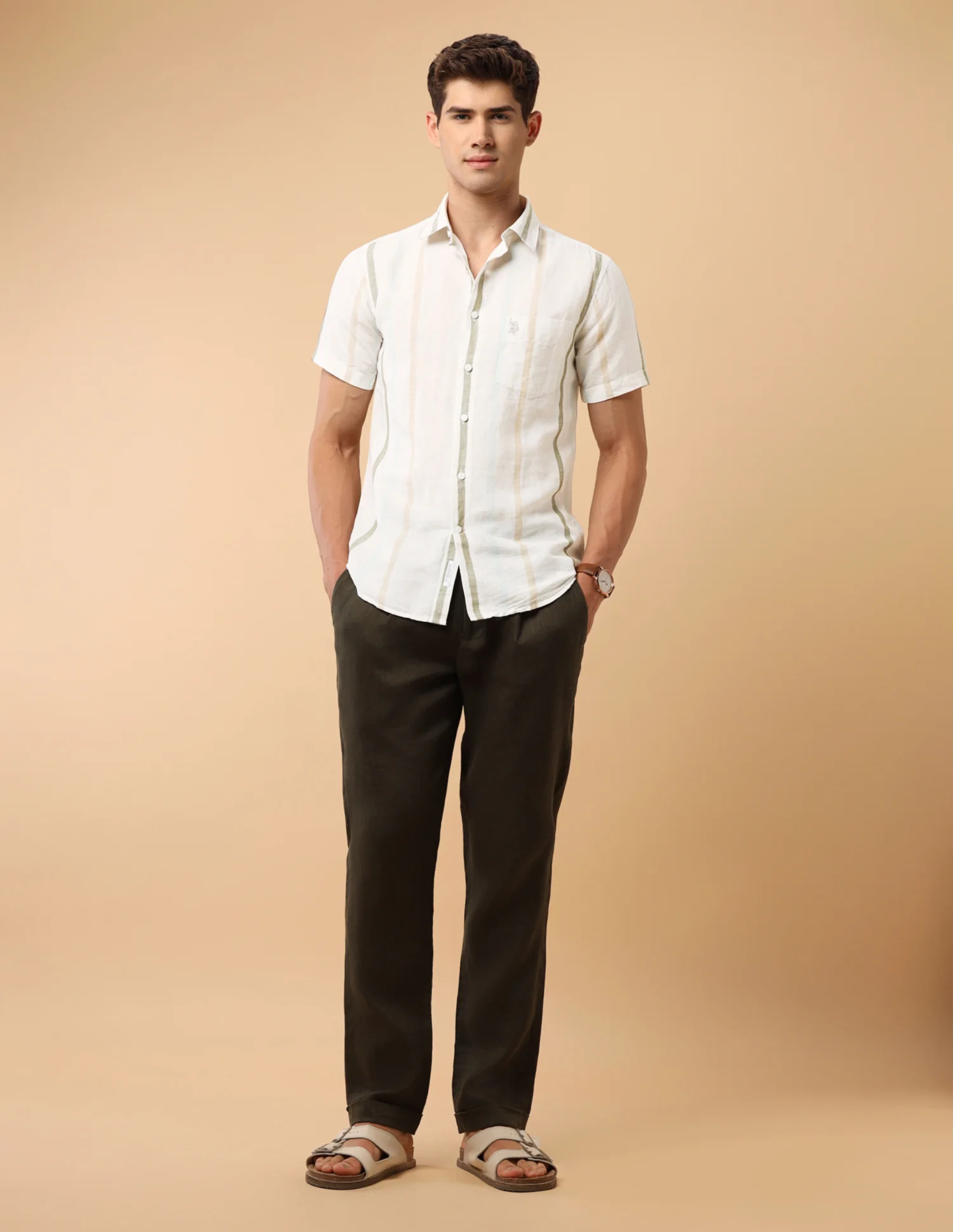 Pacho X Vertical Striped Regular Fit Shirt - Image 3