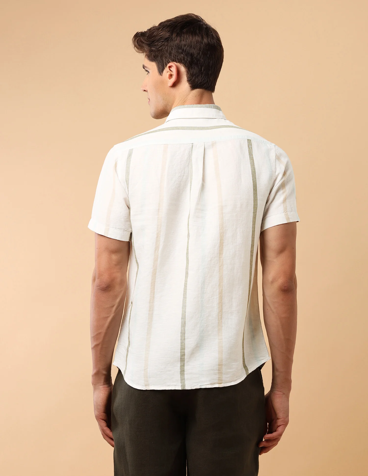 Pacho X Vertical Striped Regular Fit Shirt - Image 5