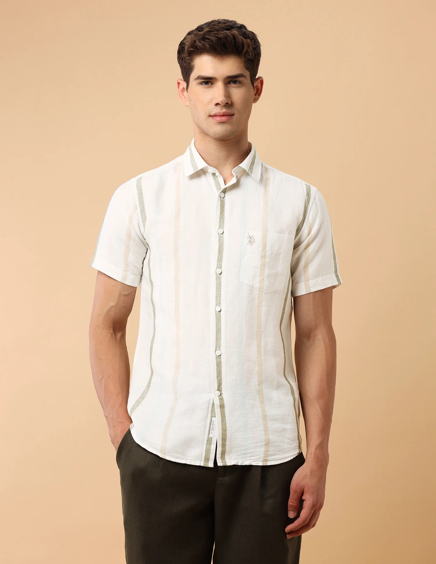 Pacho X Vertical Striped Regular Fit Shirt - Image 6