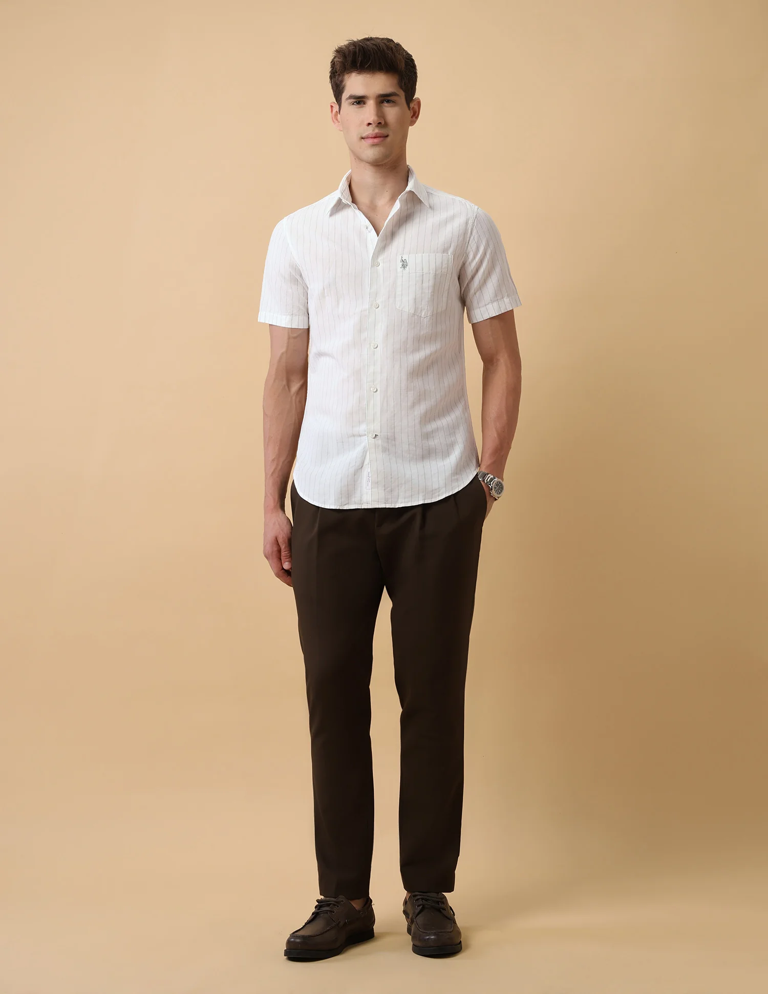 Pacho X Vertical Striped Regular Fit Shirt - Image 3