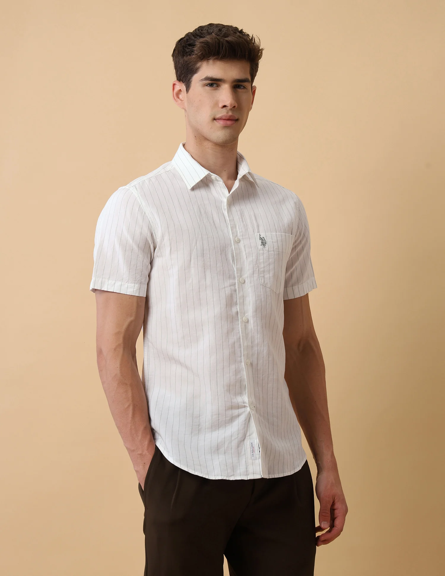 Pacho X Vertical Striped Regular Fit Shirt - Image 4