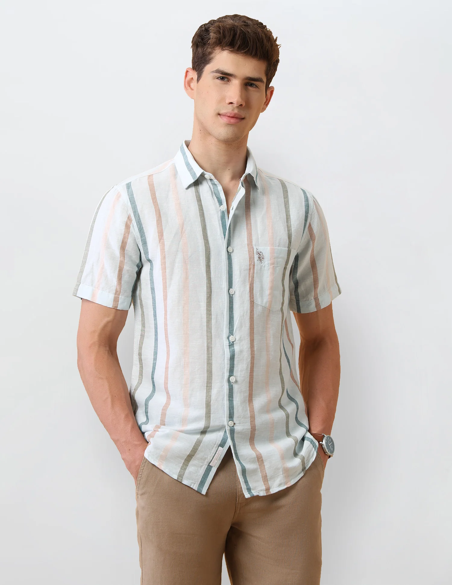 Pacho X Vertical Striped Regular Fit Shirt