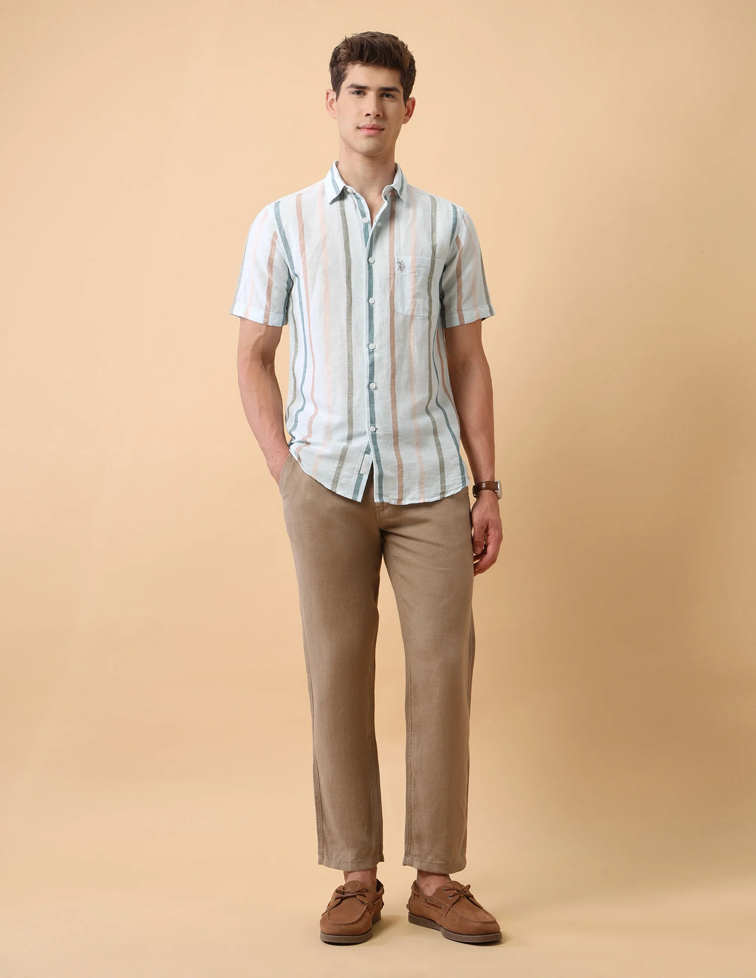 Pacho X Vertical Striped Regular Fit Shirt - Image 3