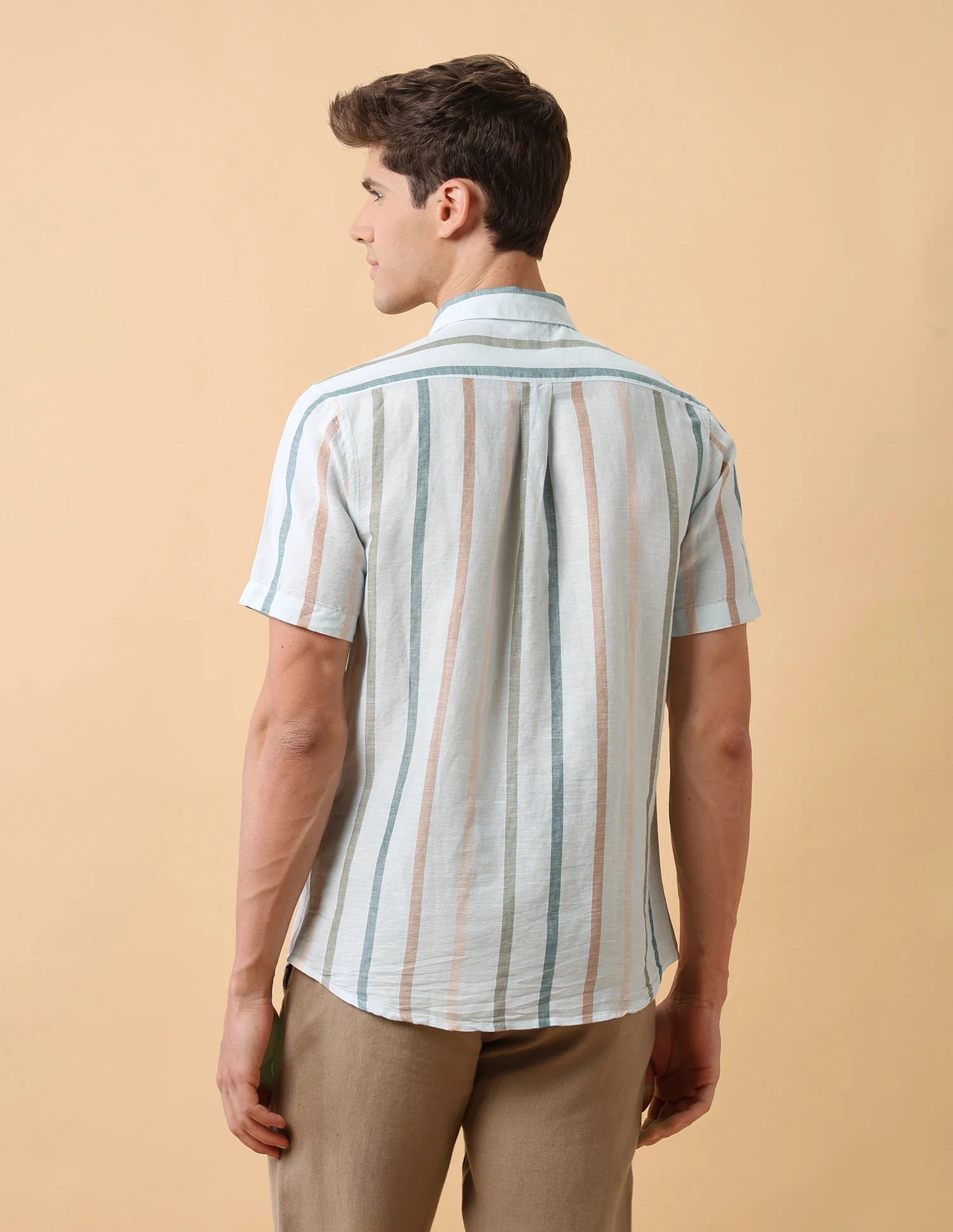 Pacho X Vertical Striped Regular Fit Shirt - Image 5