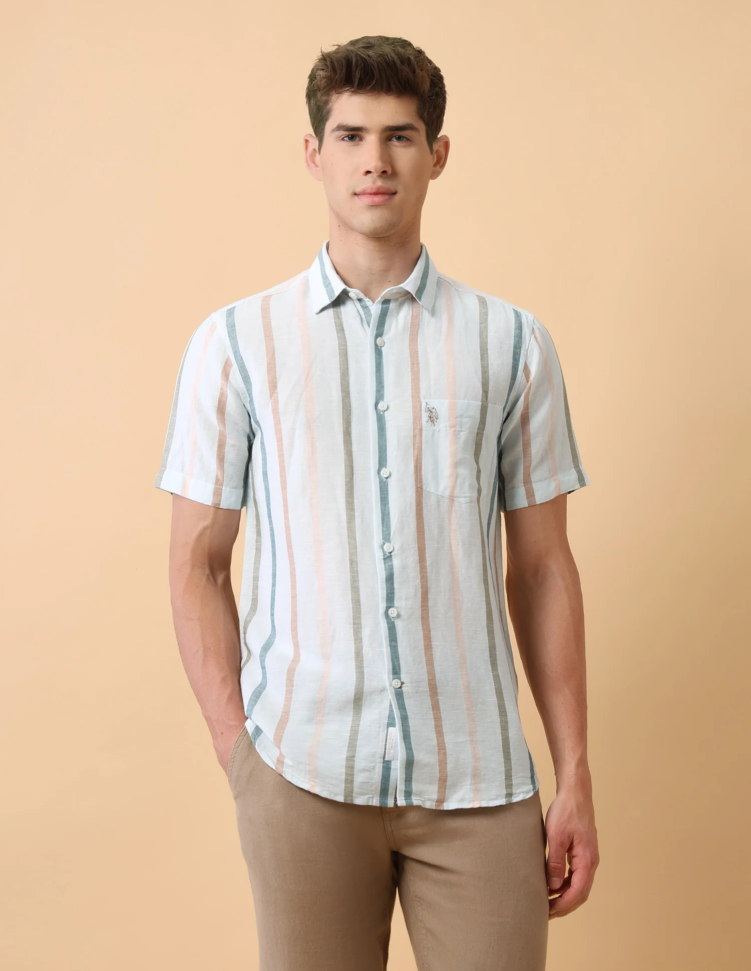 Pacho X Vertical Striped Regular Fit Shirt - Image 6
