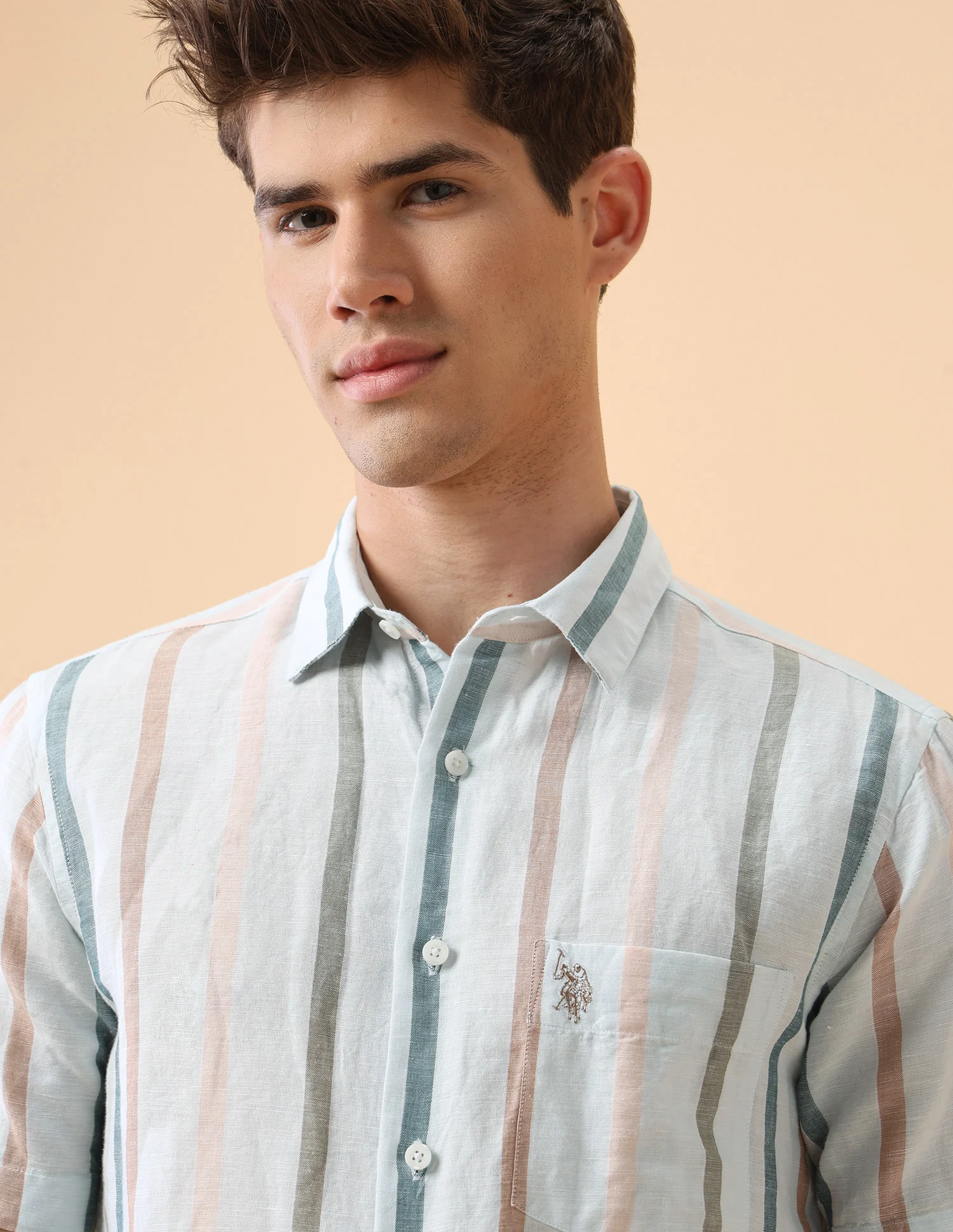 Pacho X Vertical Striped Regular Fit Shirt - Image 7