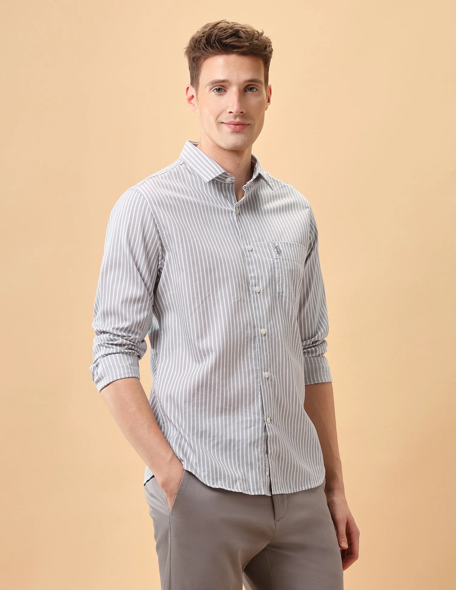 Pacho X Vertical Striped Regular Fit Shirt - Image 4