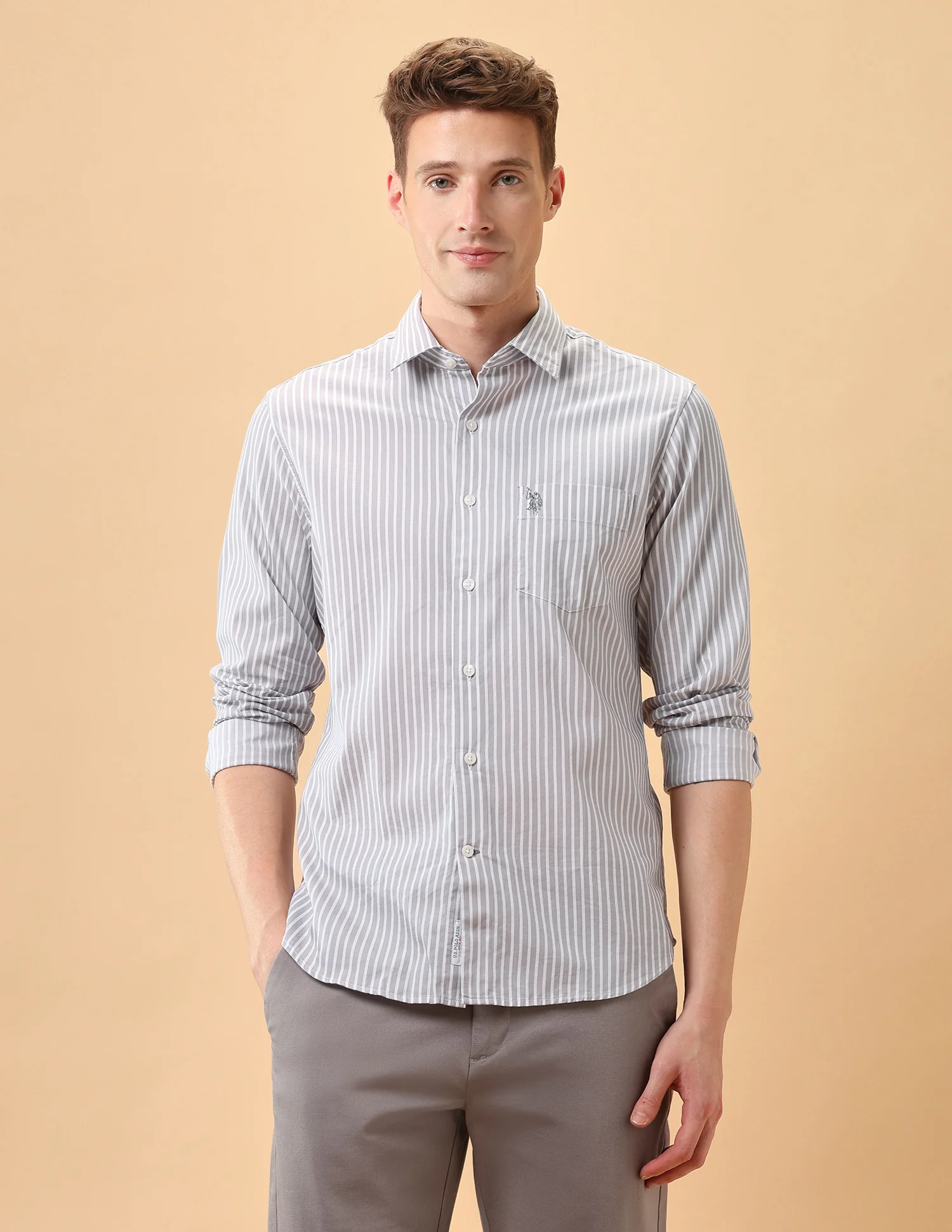 Pacho X Vertical Striped Regular Fit Shirt - Image 6