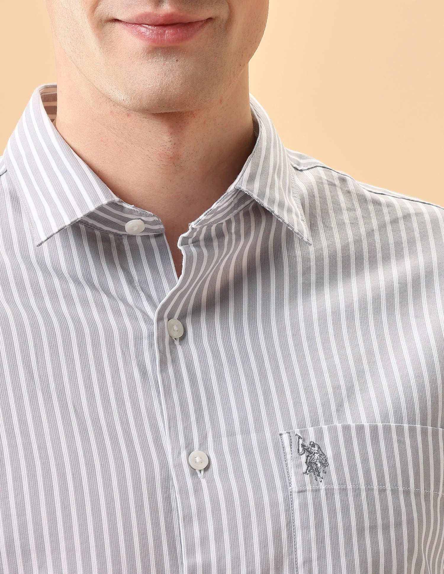 Pacho X Vertical Striped Regular Fit Shirt - Image 7