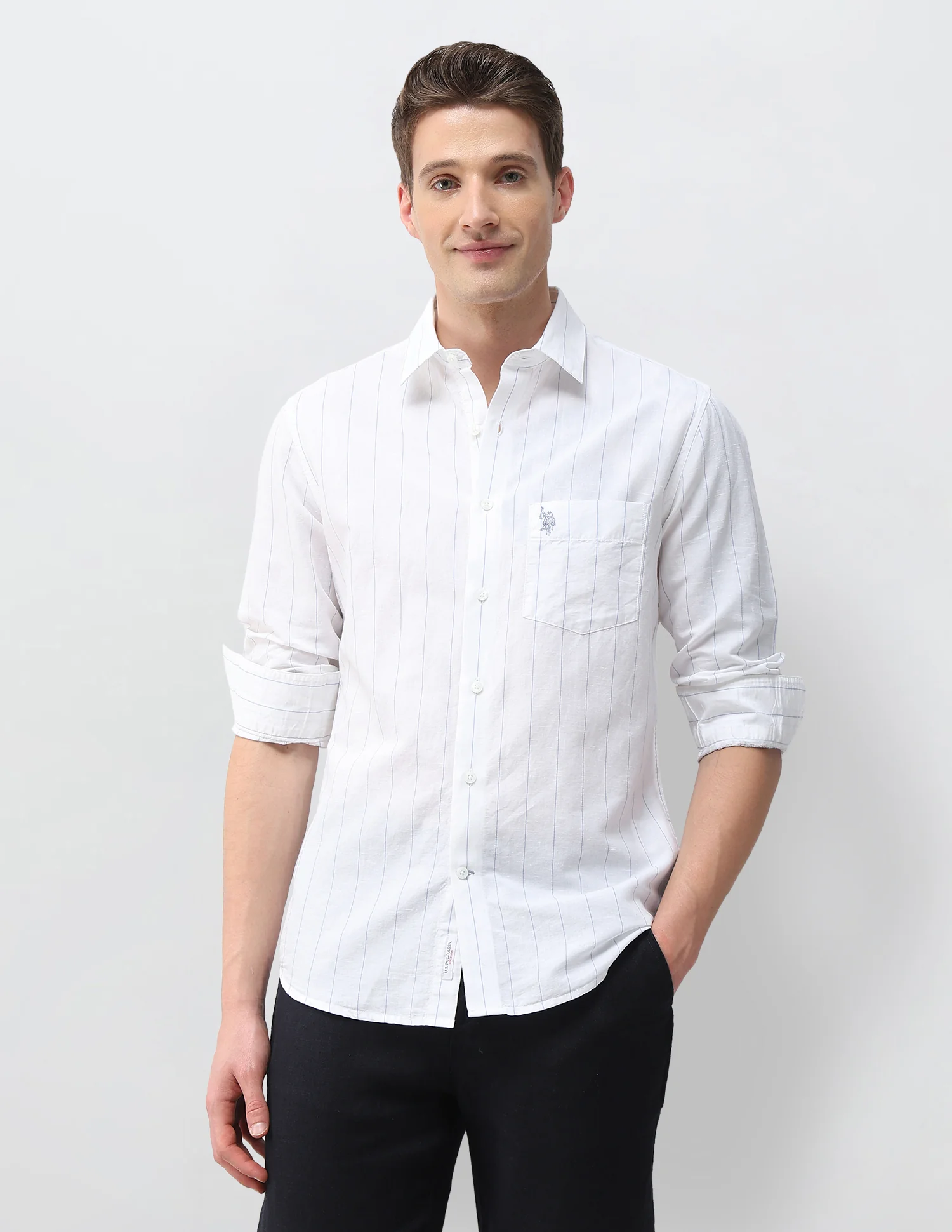 Pacho X Vertical Striped Regular Fit Shirt - Image 6