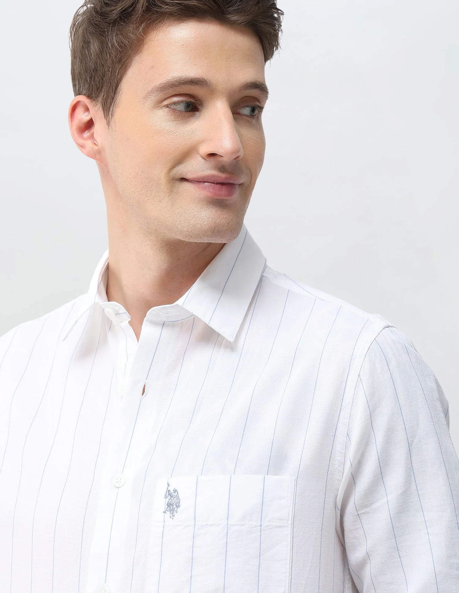 Pacho X Vertical Striped Regular Fit Shirt - Image 7
