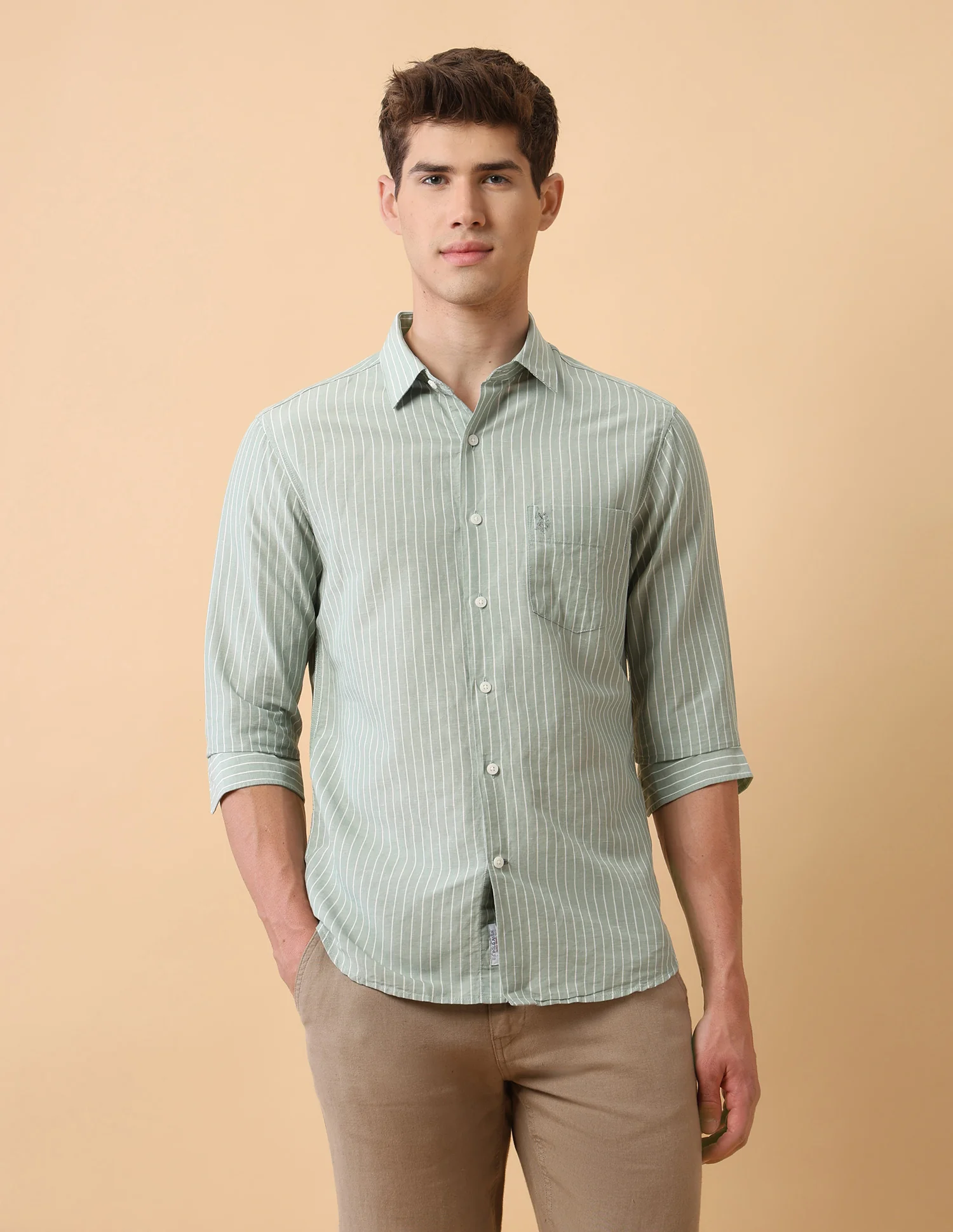 Pacho X Vertical Striped Regular Fit Shirt - Image 6