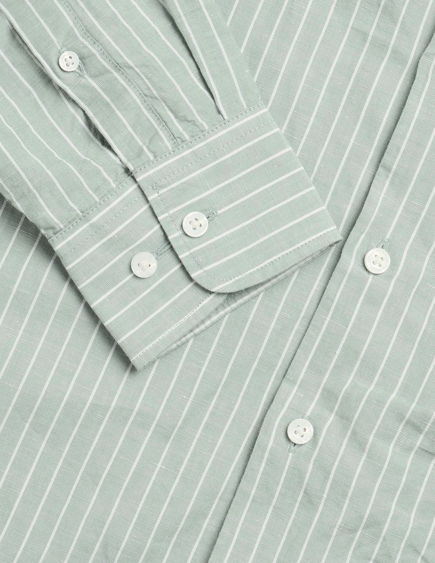 Pacho X Vertical Striped Regular Fit Shirt - Image 8