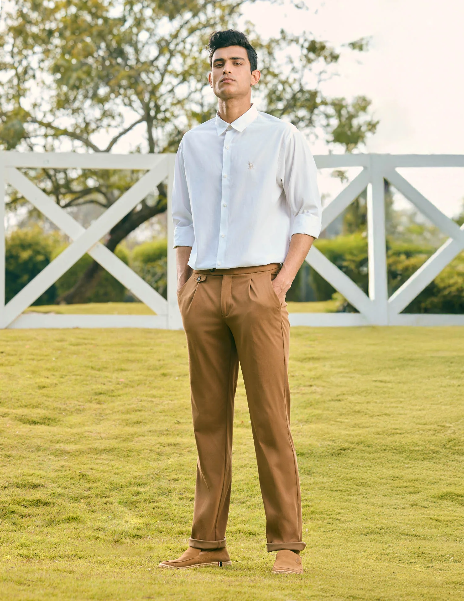 Pacho X Vertical Striped Tailored Fit Shirt - Image 3