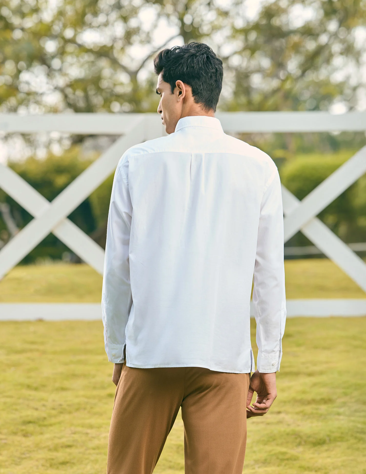 Pacho X Vertical Striped Tailored Fit Shirt - Image 5