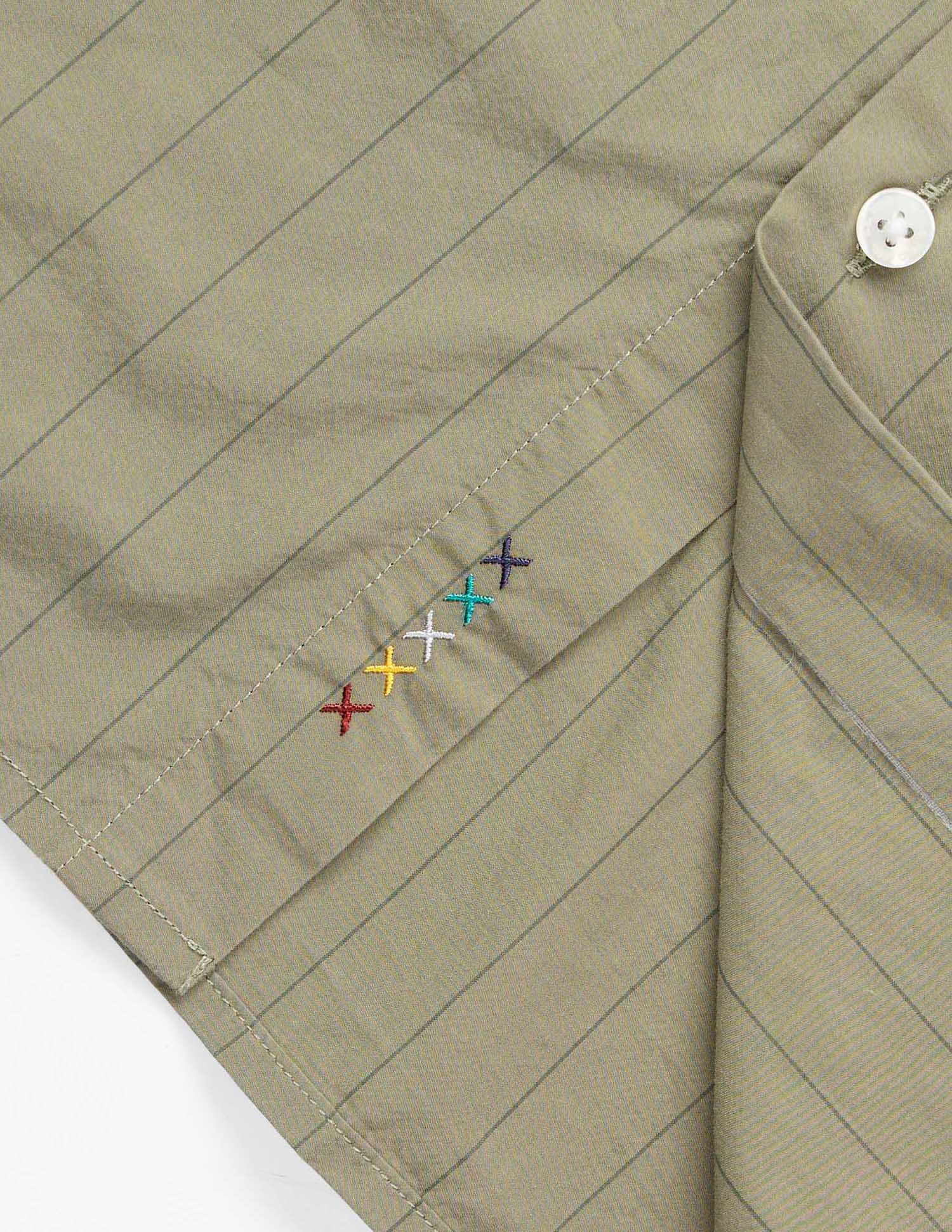 Pacho X Vertical Striped Tailored Fit Shirt - Image 7