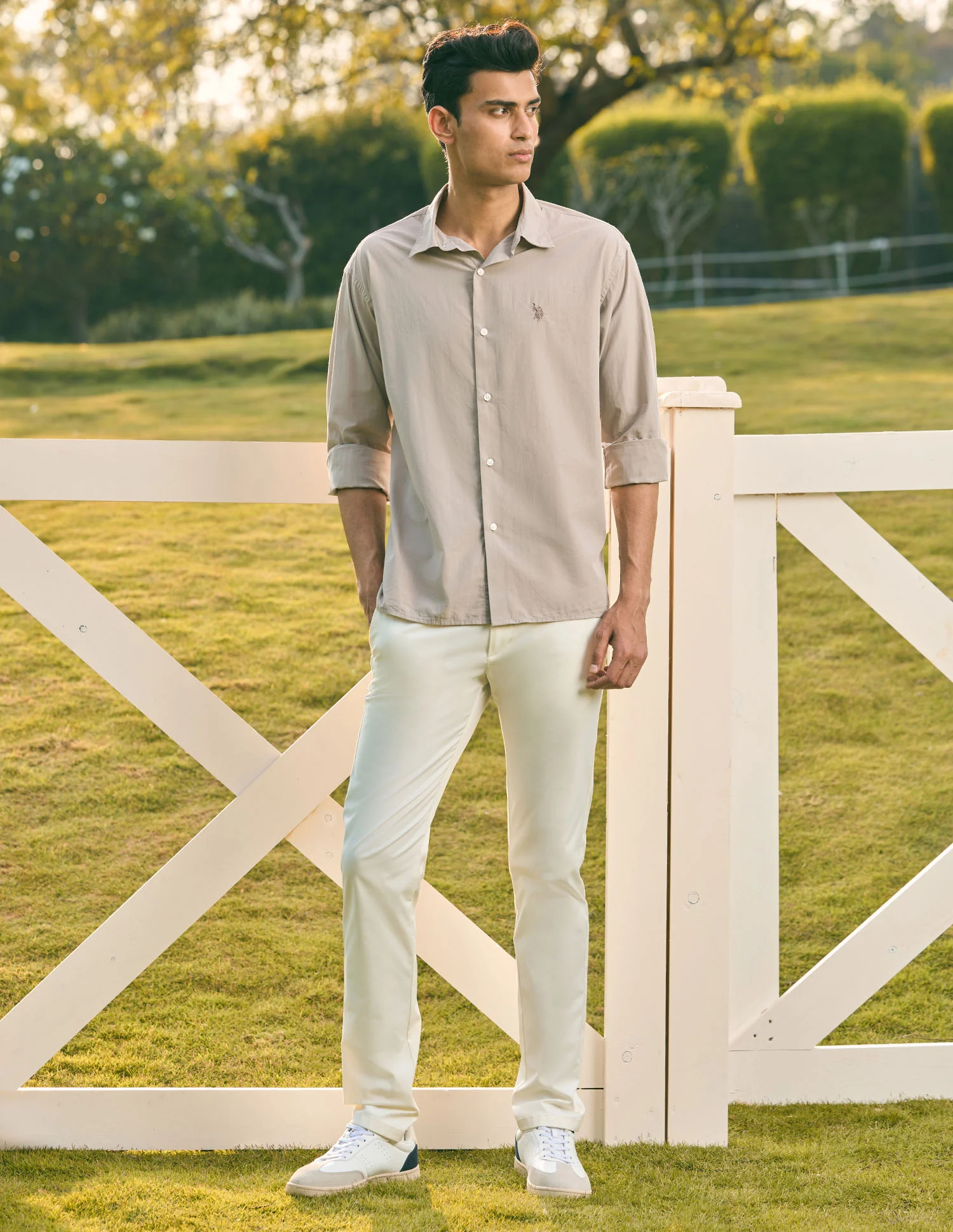 Pacho X Vertical Striped Tailored Fit Shirt - Image 3