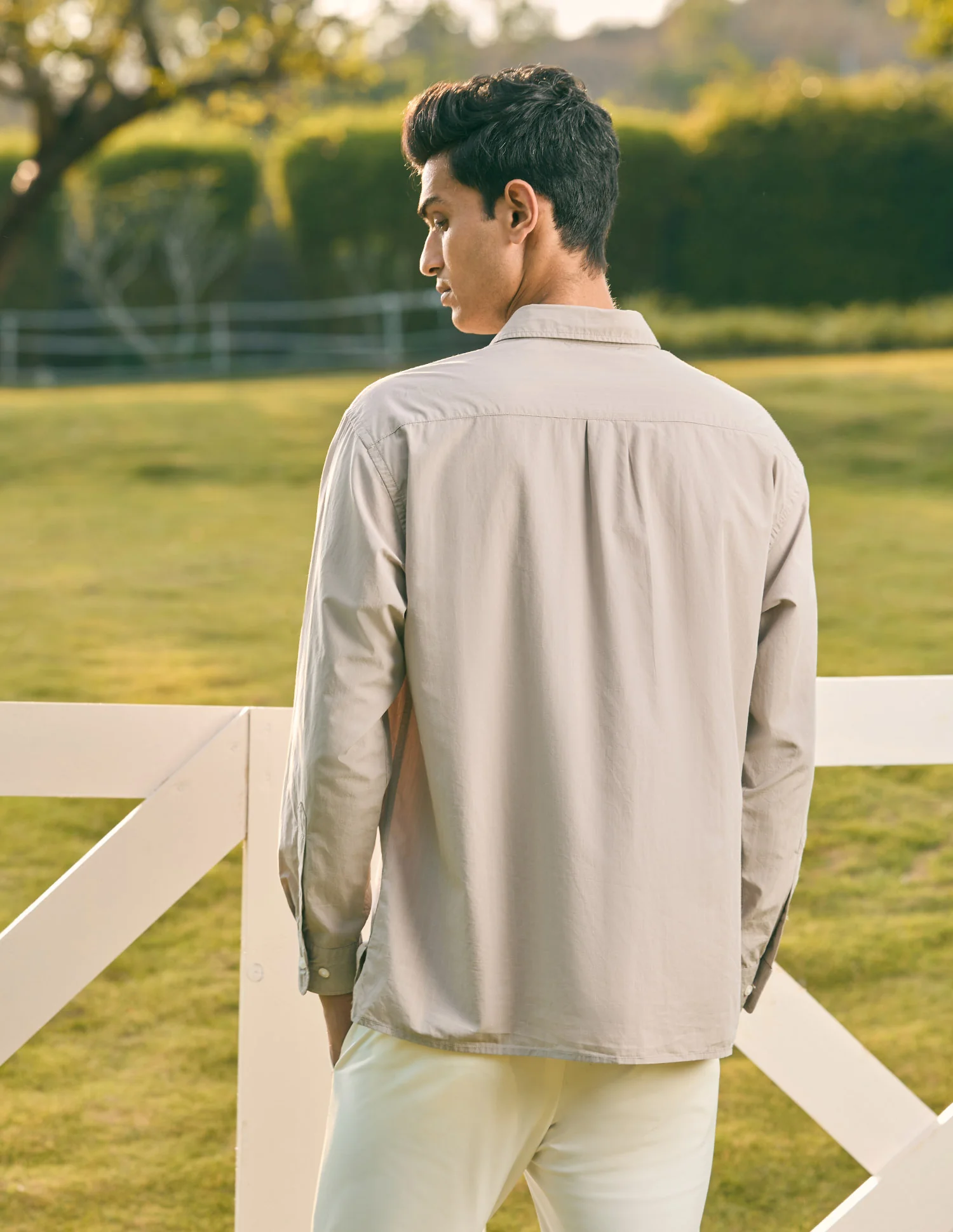 Pacho X Vertical Striped Tailored Fit Shirt - Image 5