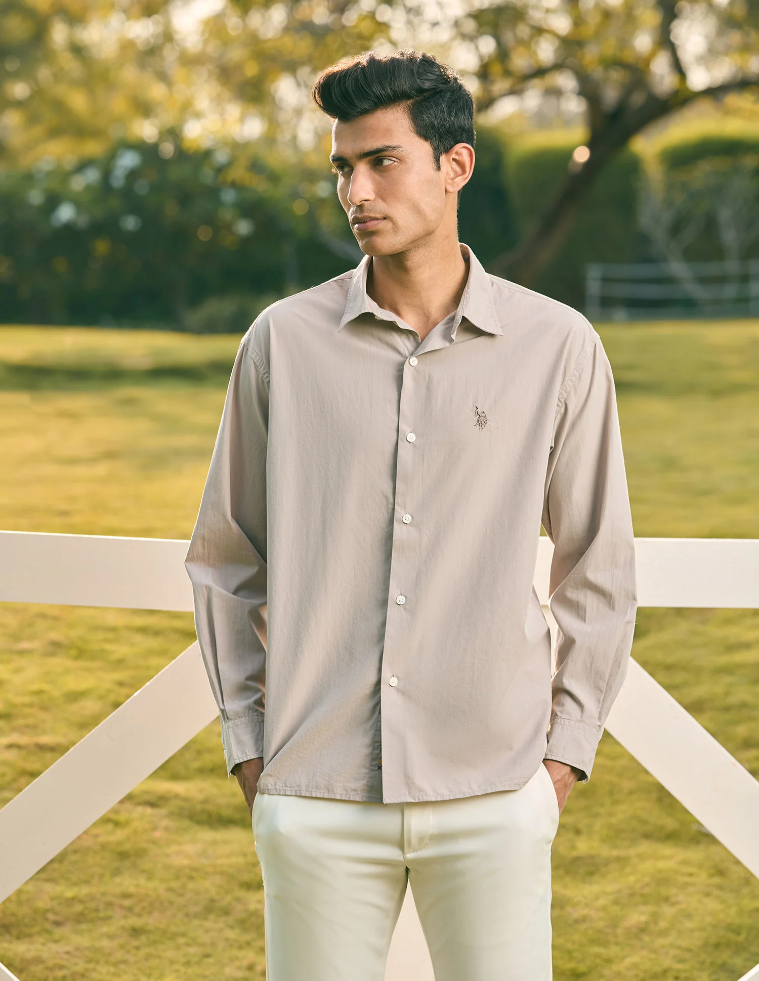 Pacho X Vertical Striped Tailored Fit Shirt - Image 6