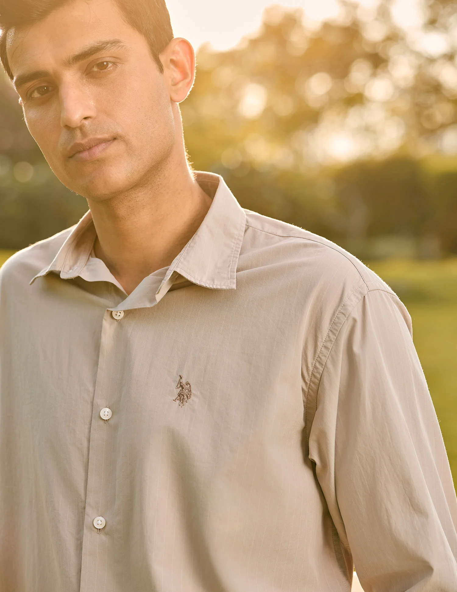 Pacho X Vertical Striped Tailored Fit Shirt - Image 7
