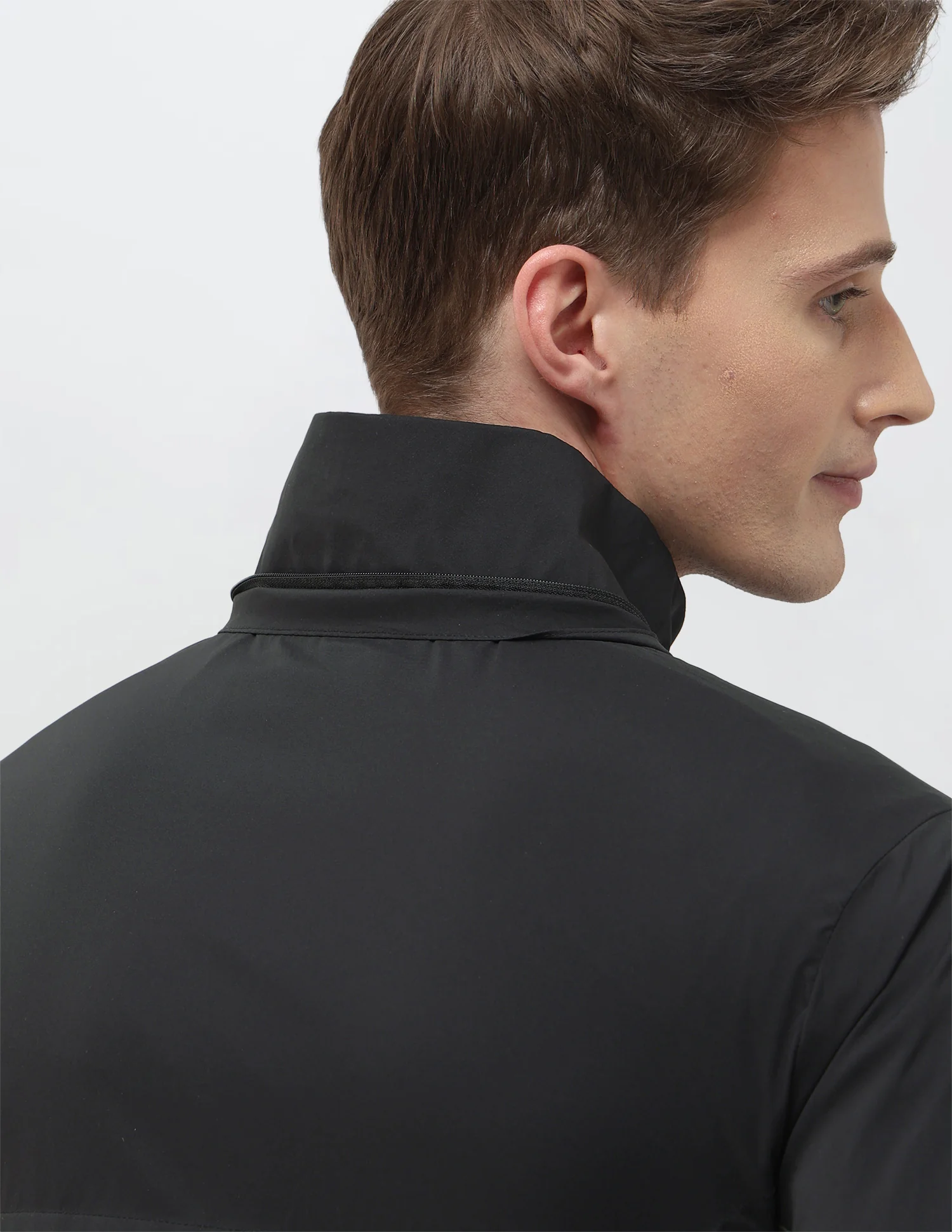 Packable Detachable Hood Colour Blocked Jacket - Image 9