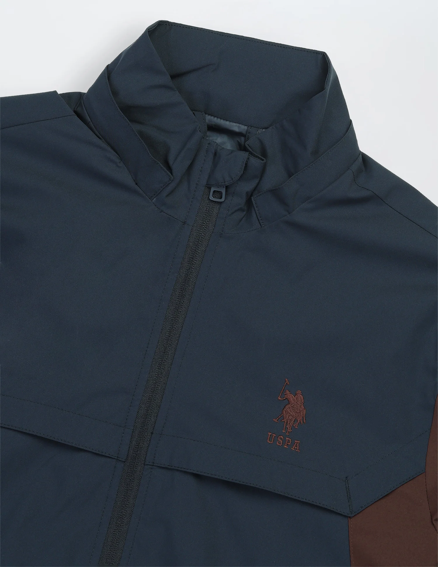Packable Detachable Hood Colour Blocked Jacket - Image 10
