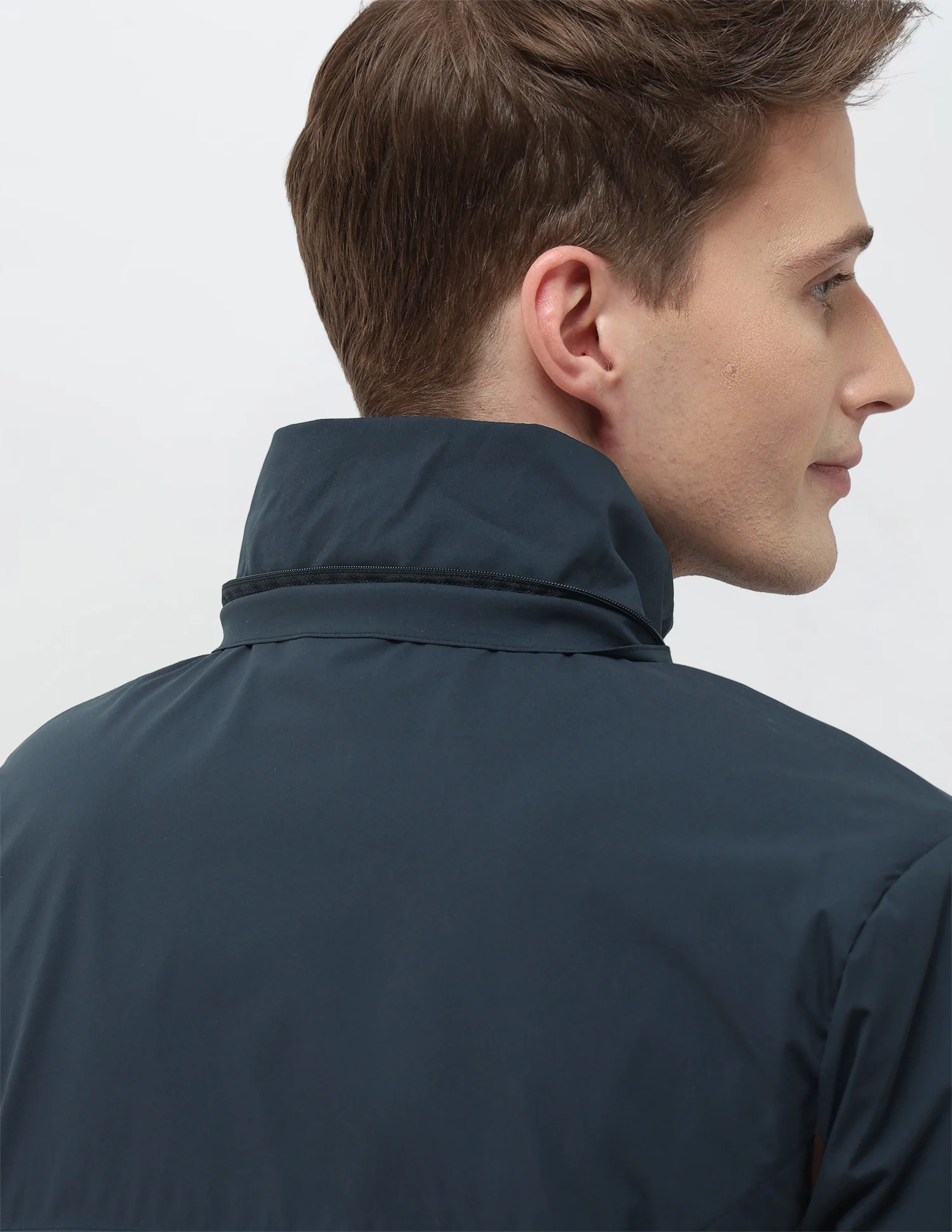 Packable Detachable Hood Colour Blocked Jacket - Image 9