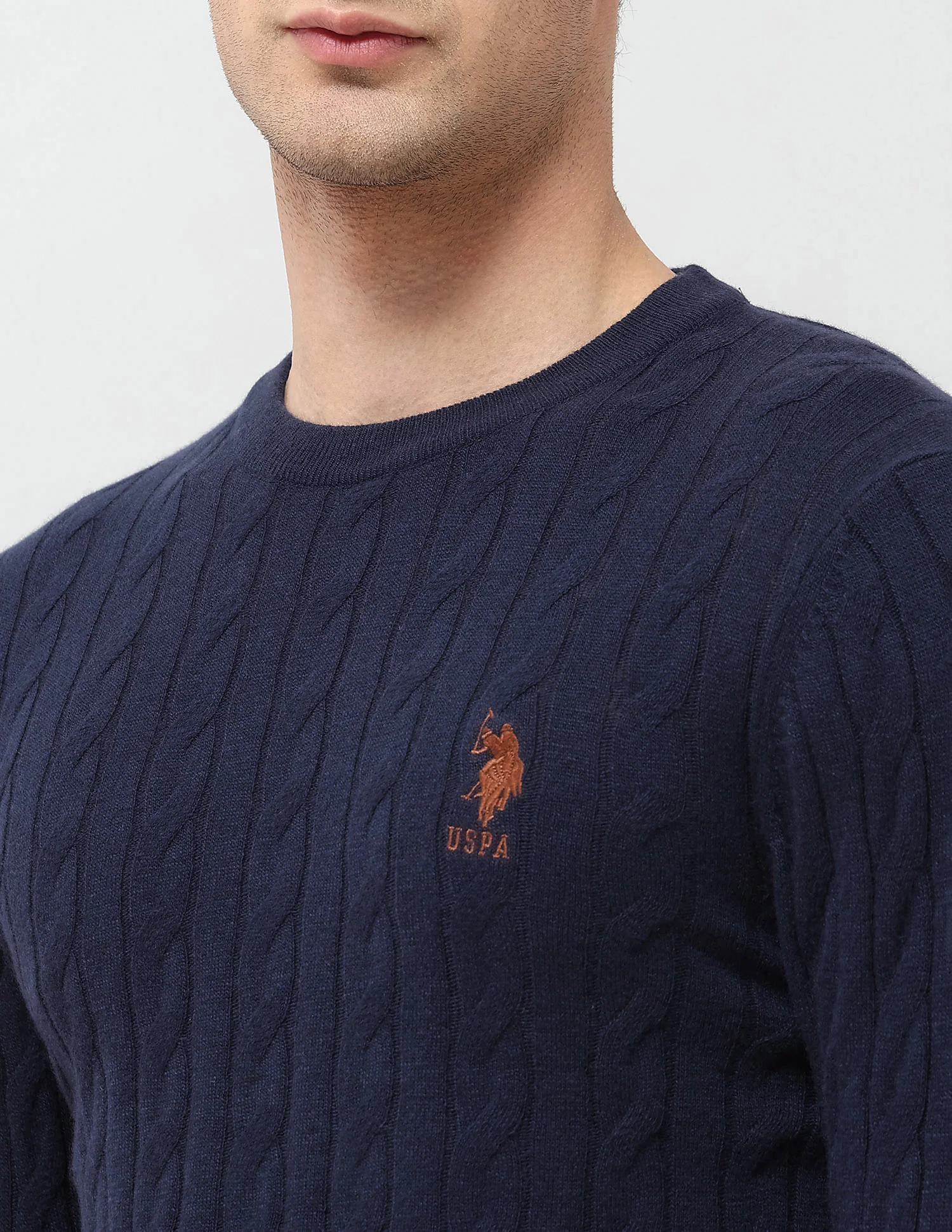 Patterned Knit Regular Fit Sweater - Image 7
