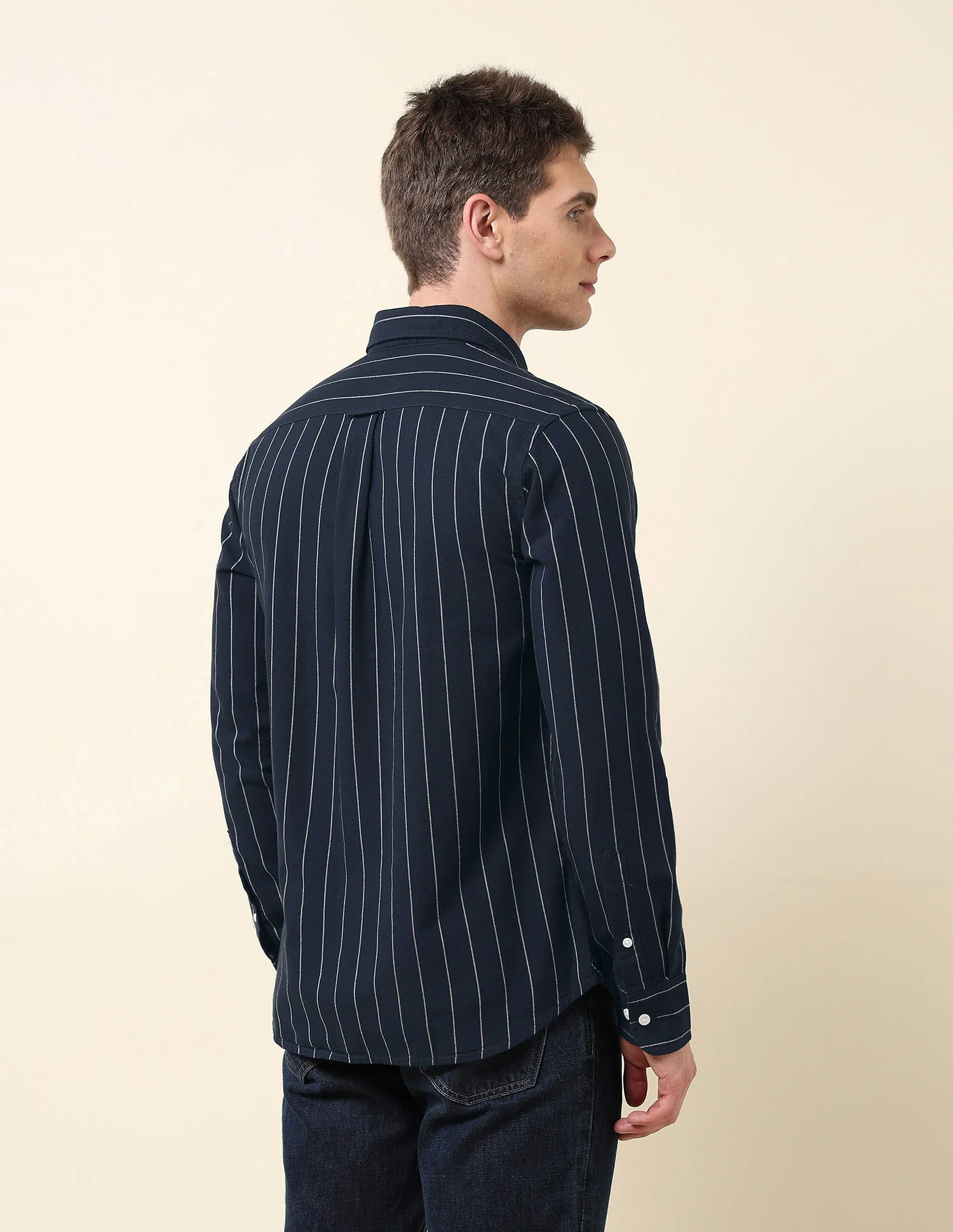Pinstriped Oxford Shirt - Image 5