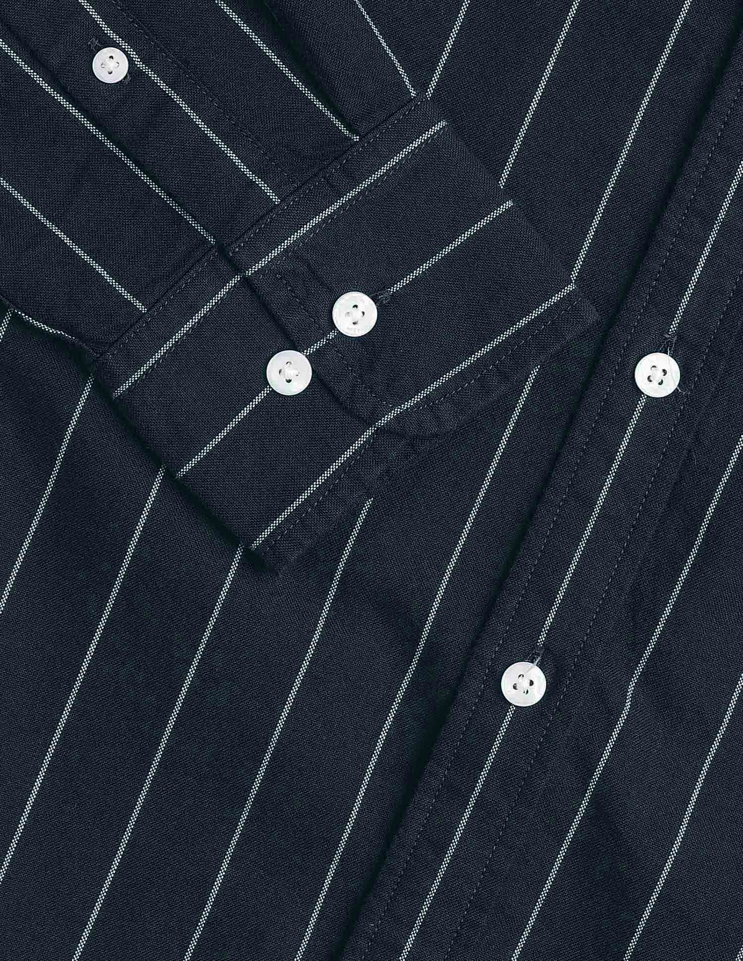 Pinstriped Oxford Shirt - Image 8
