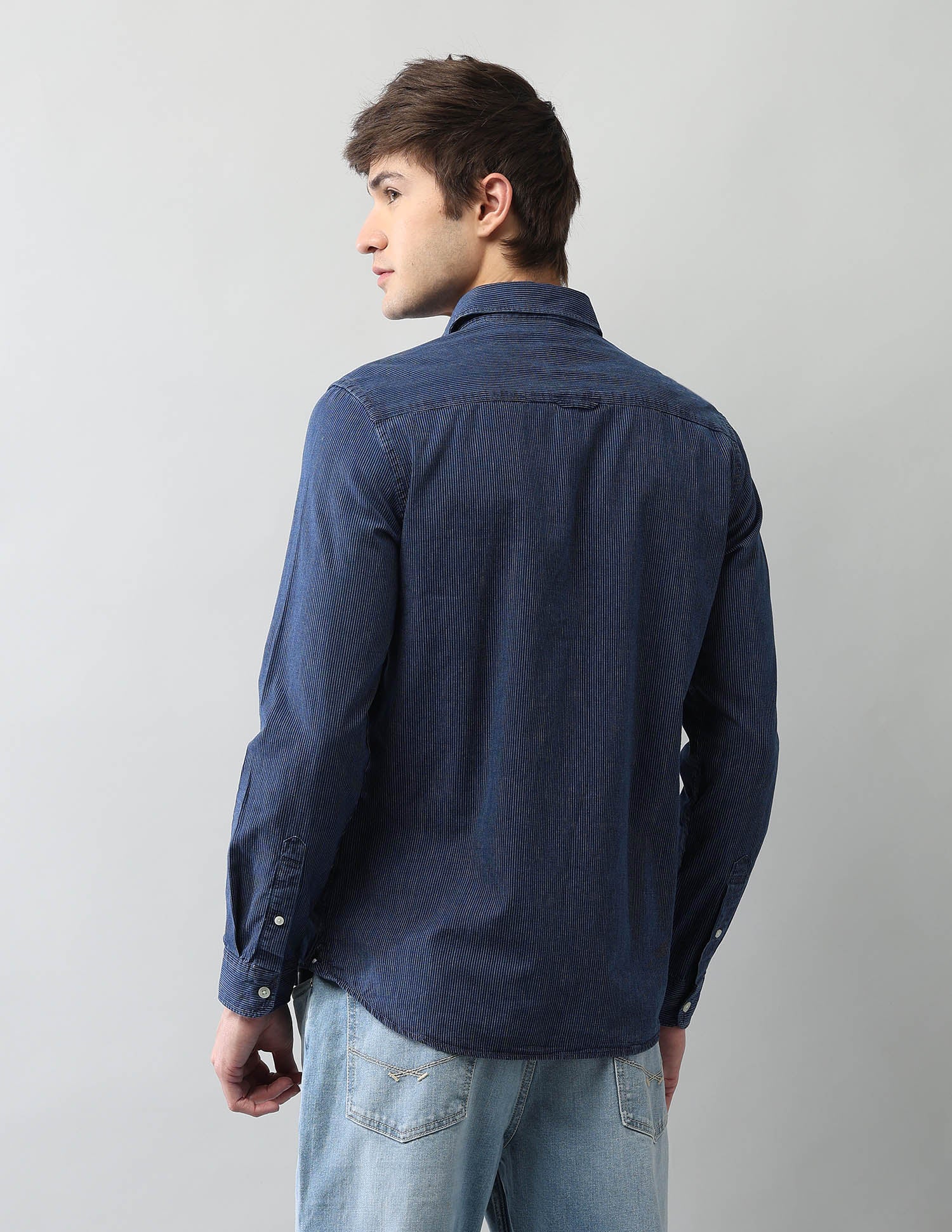 PinStriped Regular Fit Poplin Shirt - Image 5