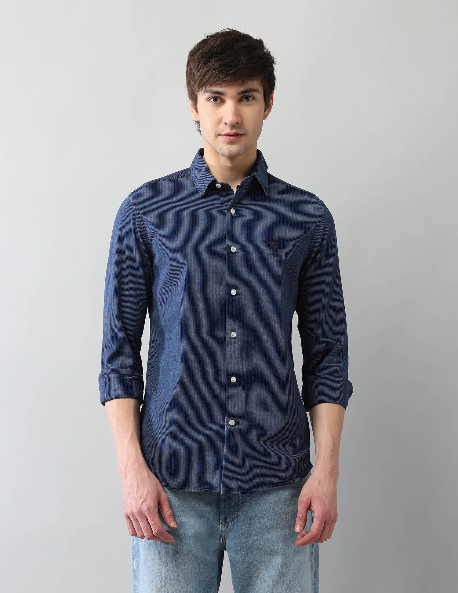 PinStriped Regular Fit Poplin Shirt - Image 6