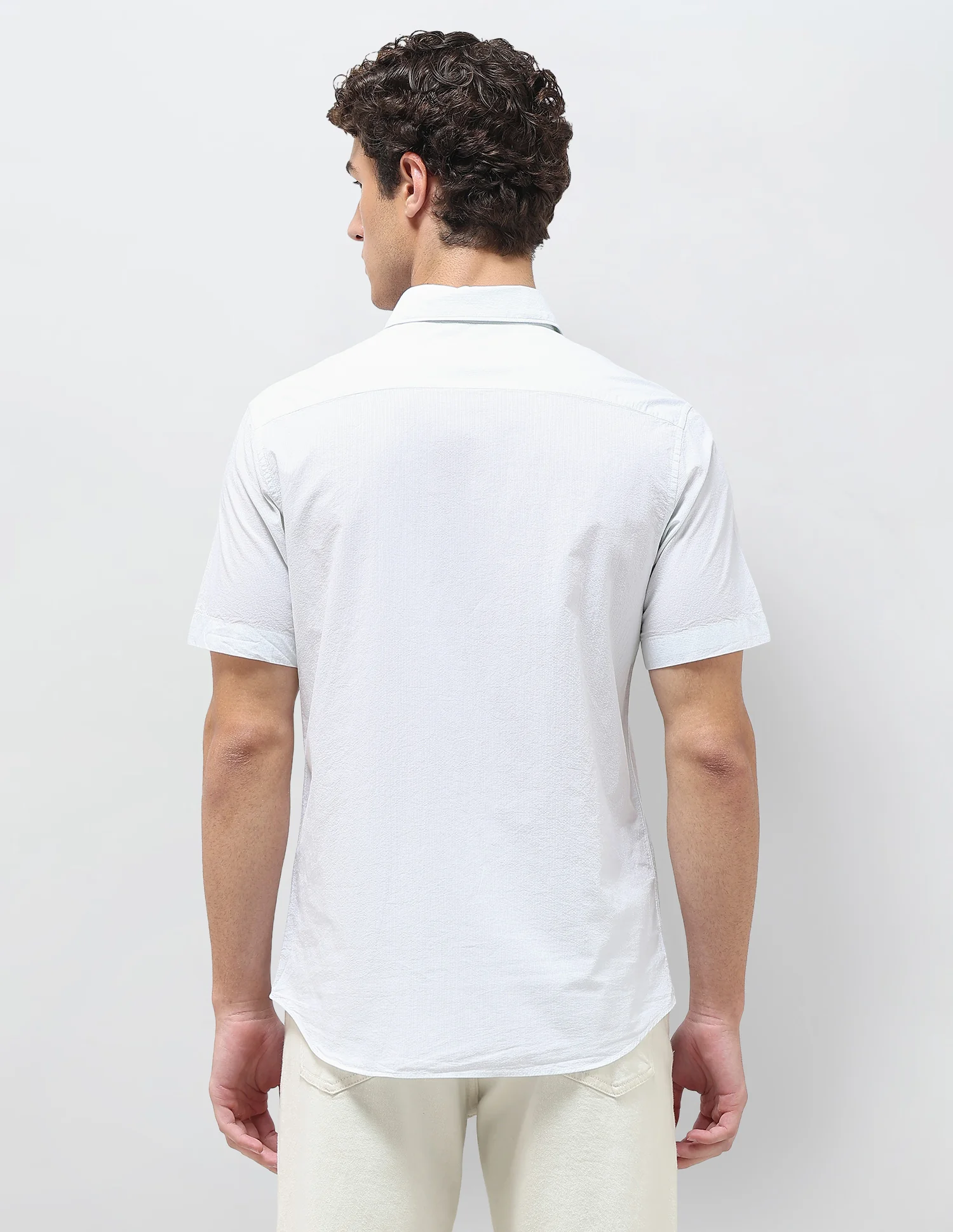 Pinstriped Seersucker Shirt - Image 5