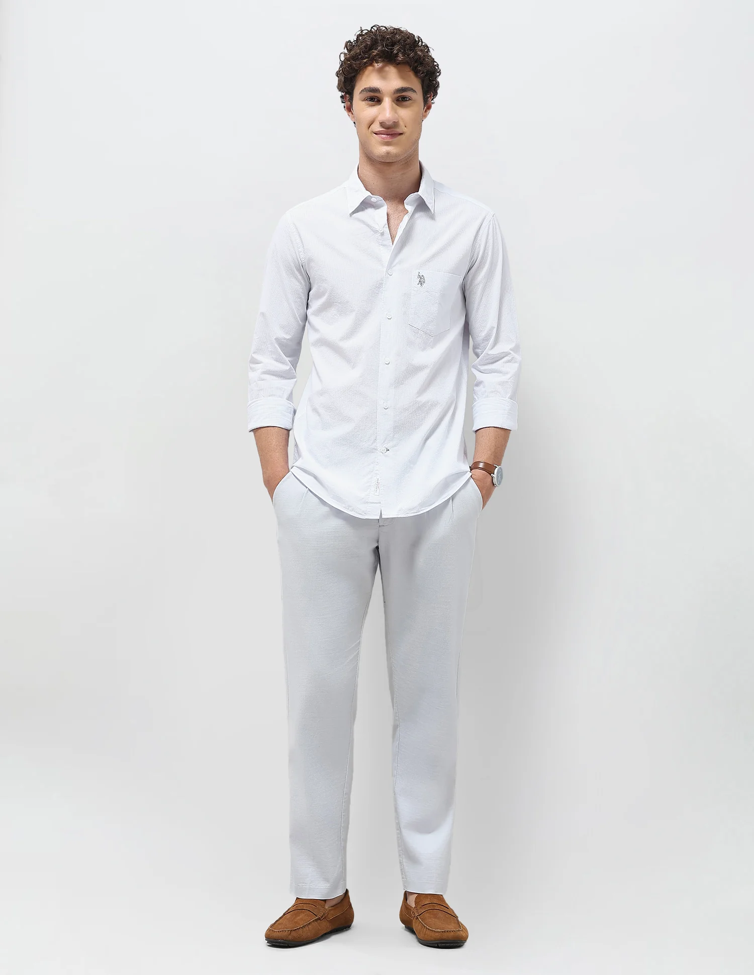 Pinstriped Seersucker Shirt - Image 3