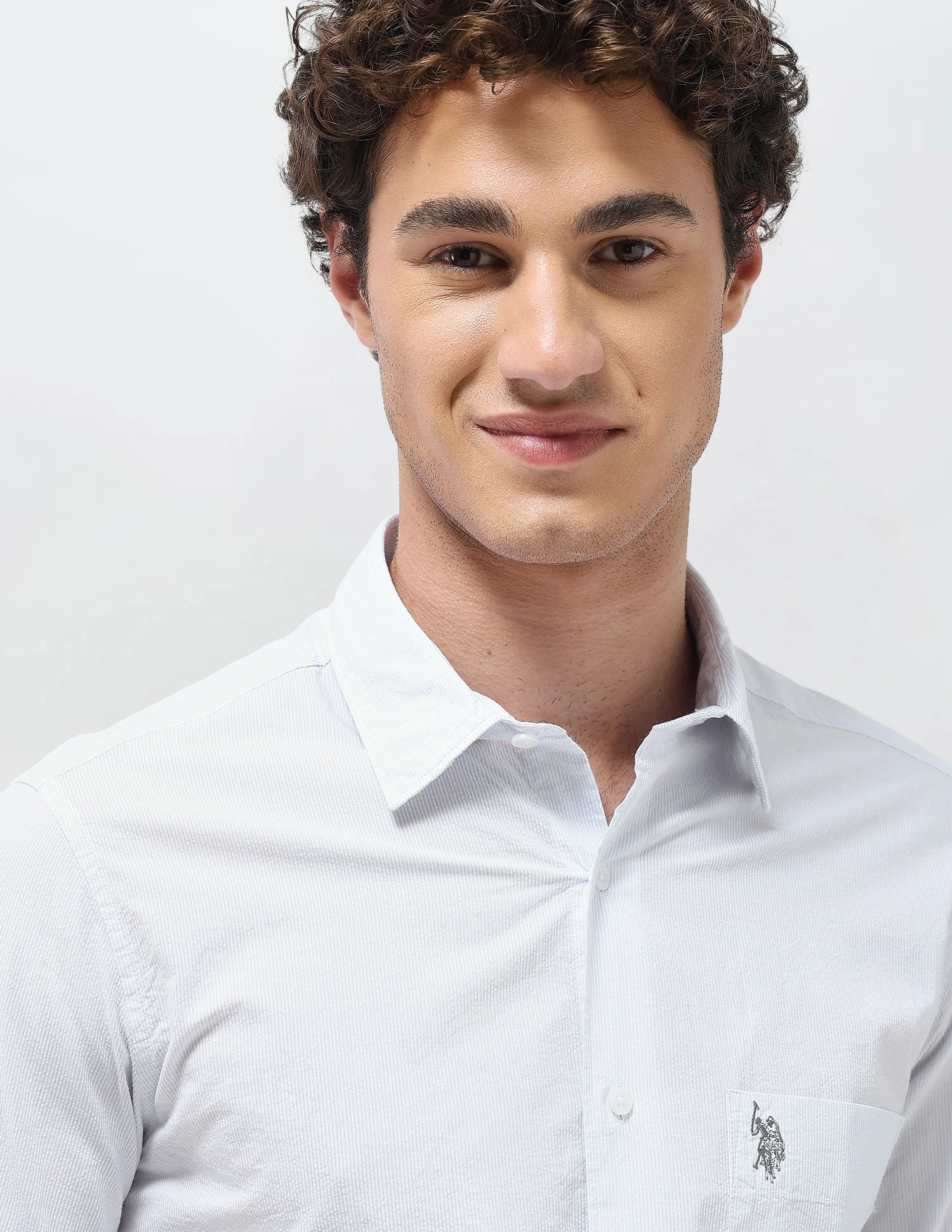 Pinstriped Seersucker Shirt - Image 7